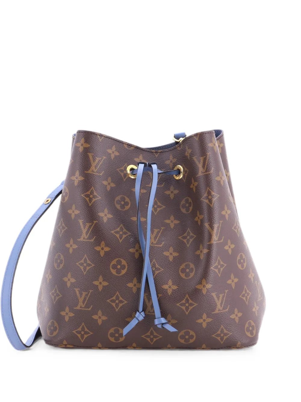 NeoNoe Handbag Monogram Canvas with Leather MM bucket bag