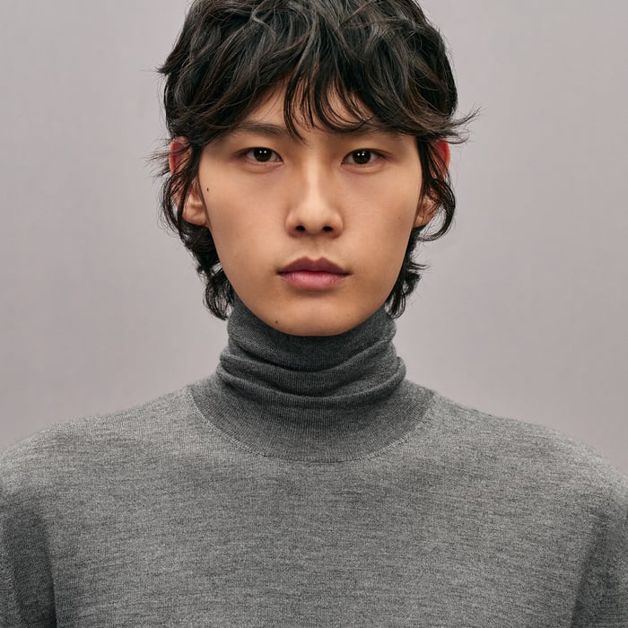 Flanelle "H Etriviere" Turtleneck Sweater