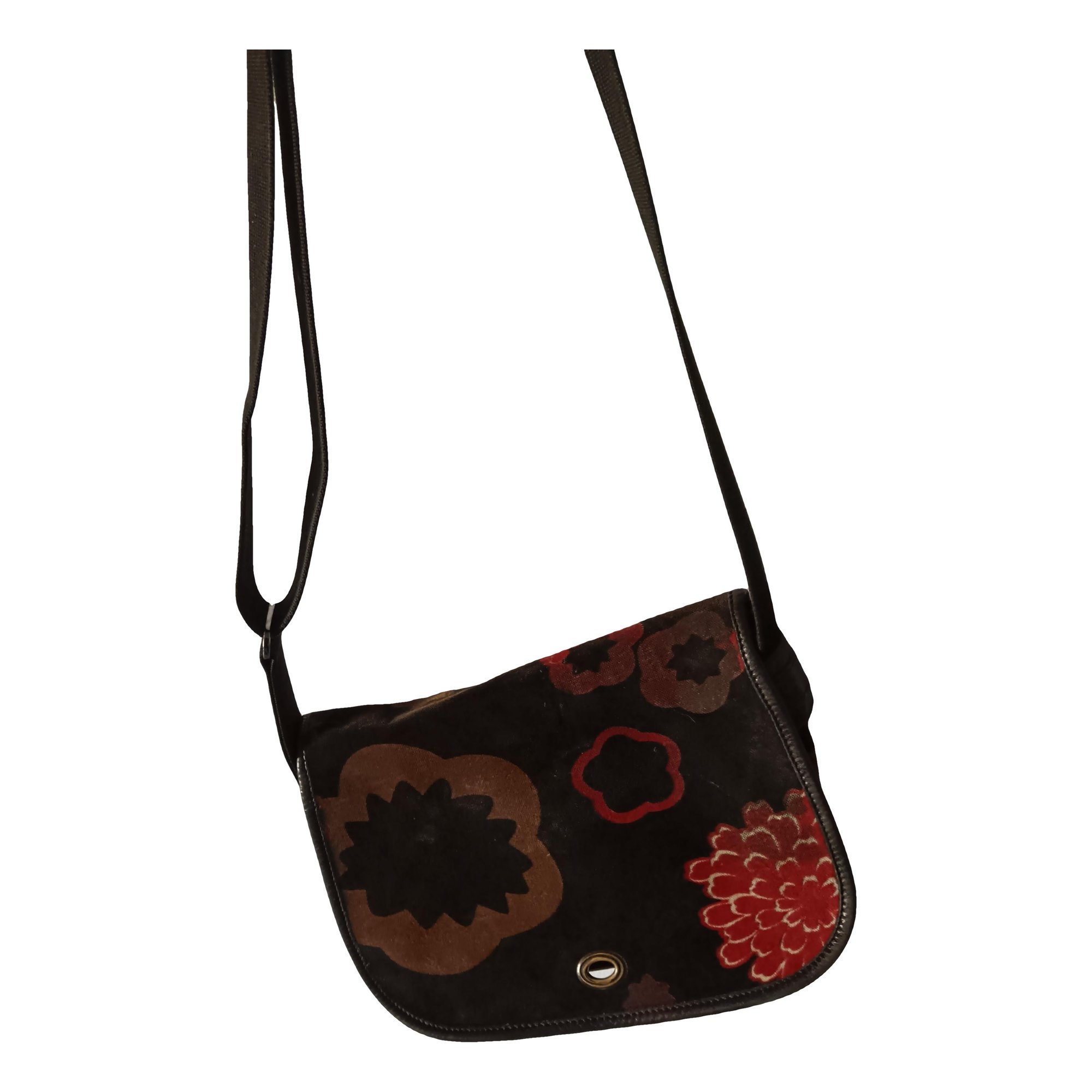 Balzane velvet crossbody bag