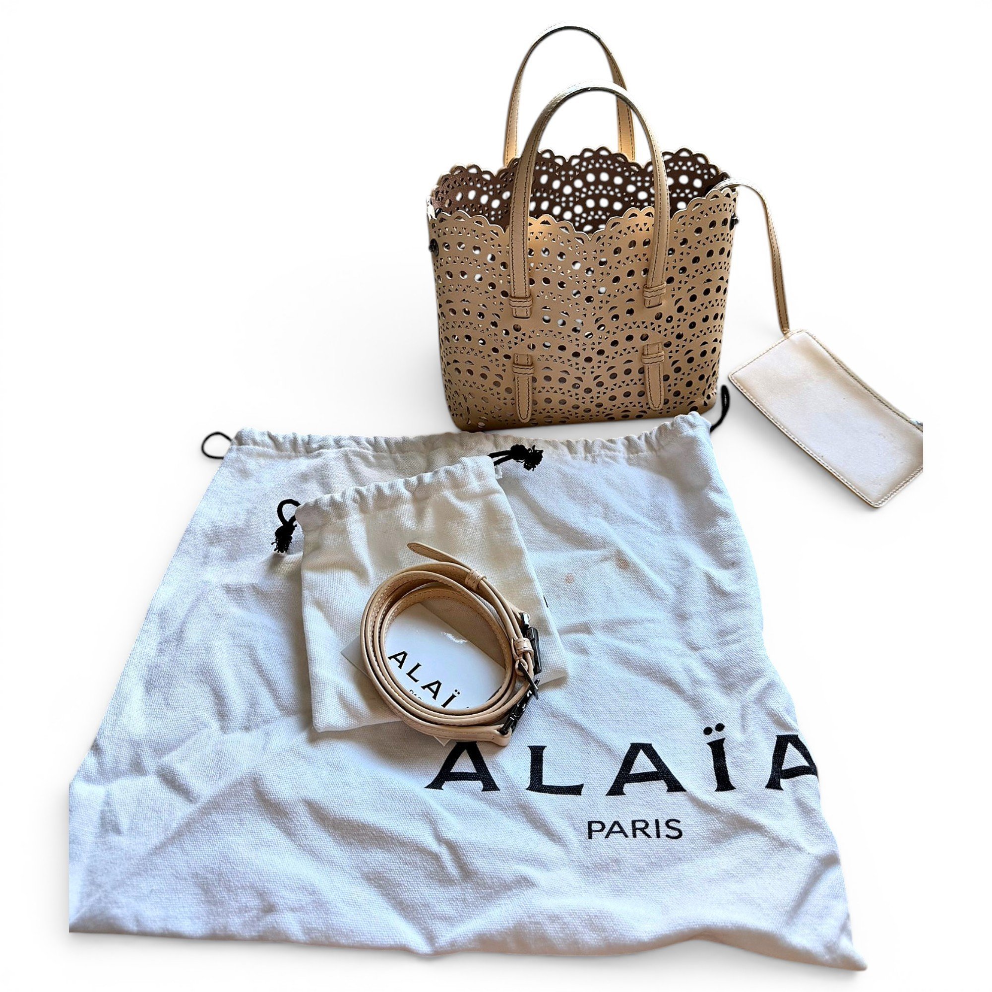 Alaia Mina leather handbag