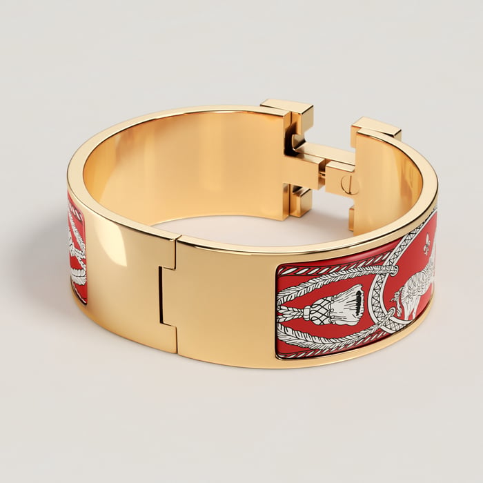 Crépuscule Rouge Clic Clac H Grand Apparat Bracelet