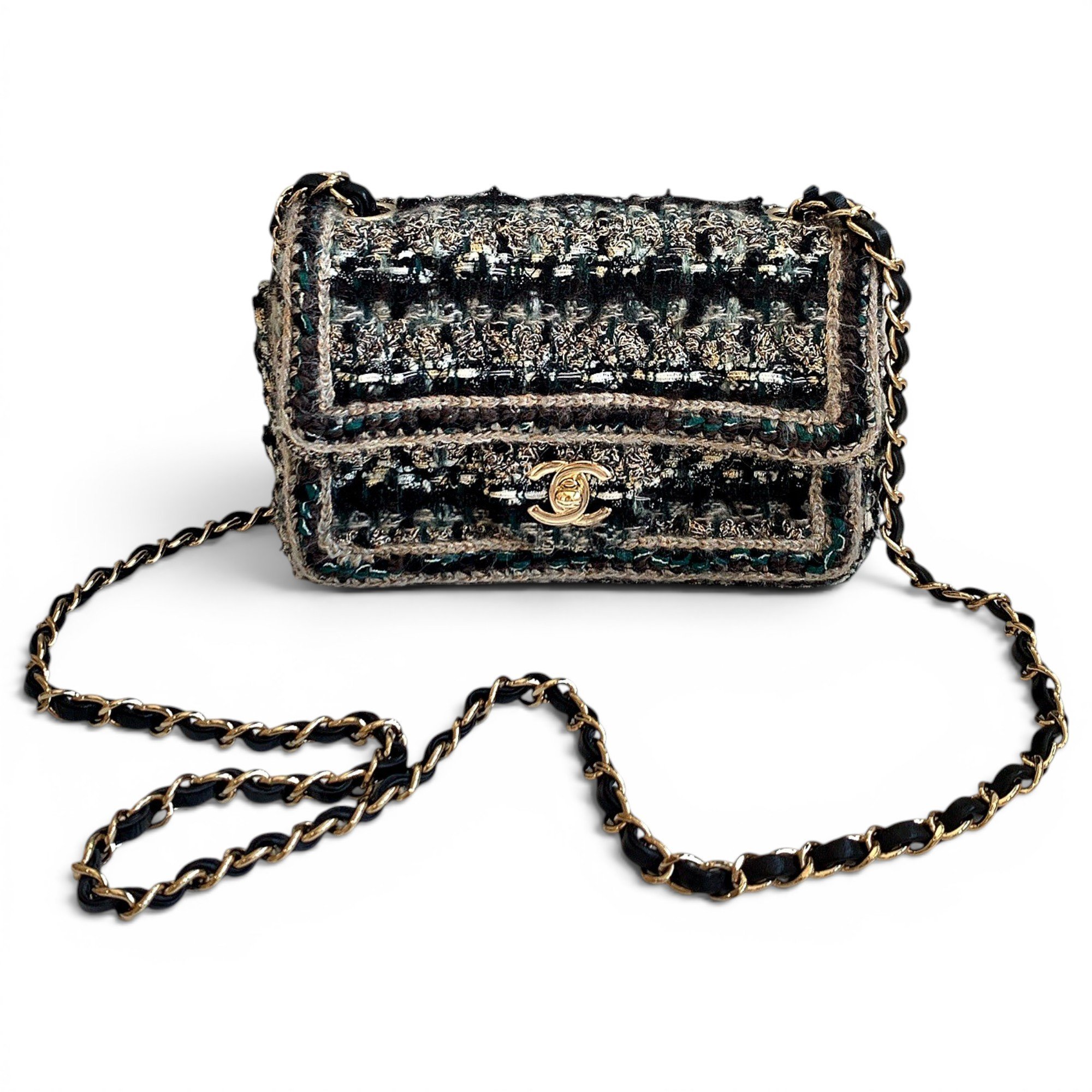 Timeless/Classique tweed crossbody bag
