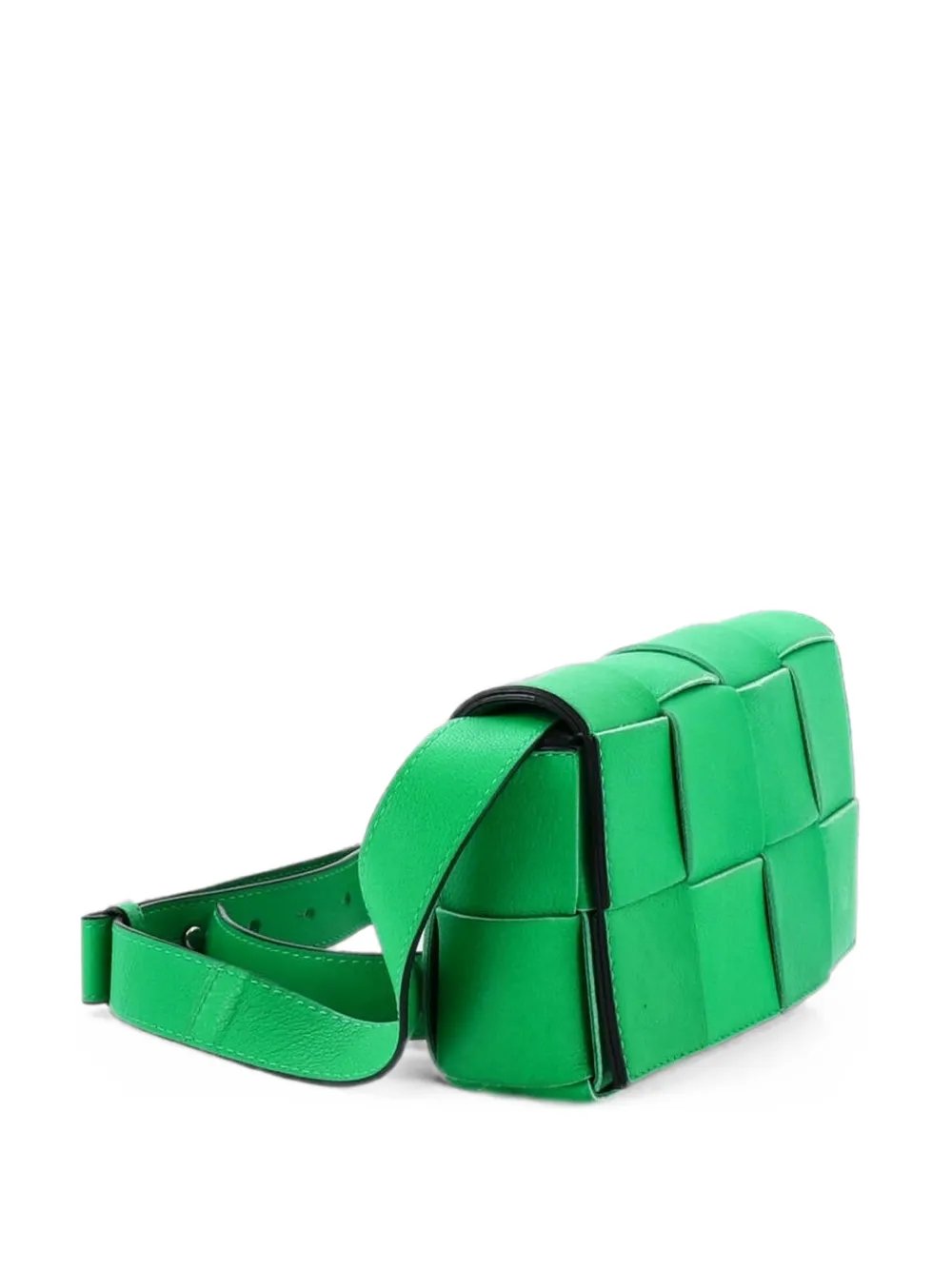 Cassette Maxi Intrecciato Leather belt bag