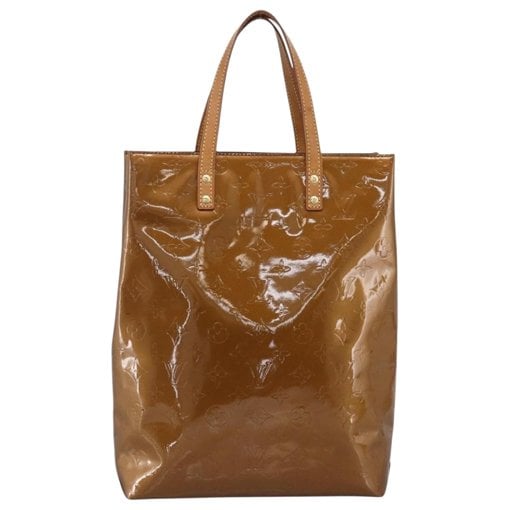 Reade patent leather handbag