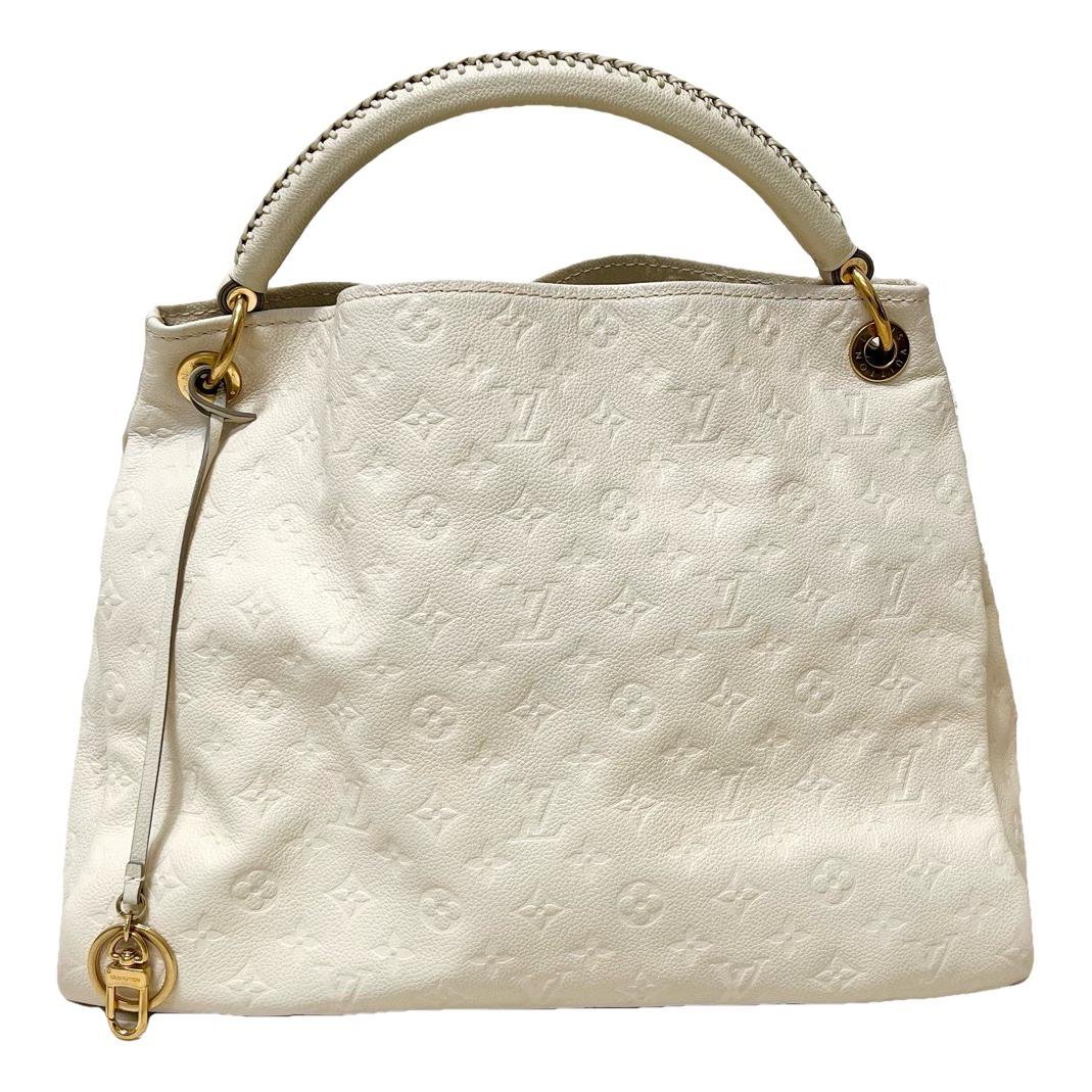 Artsy leather handbag