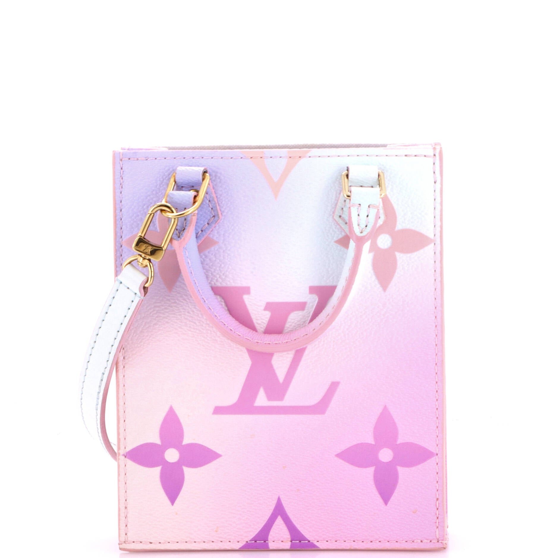 Petit Sac Plat Bag Spring in the City Monogram Giant Canvas
