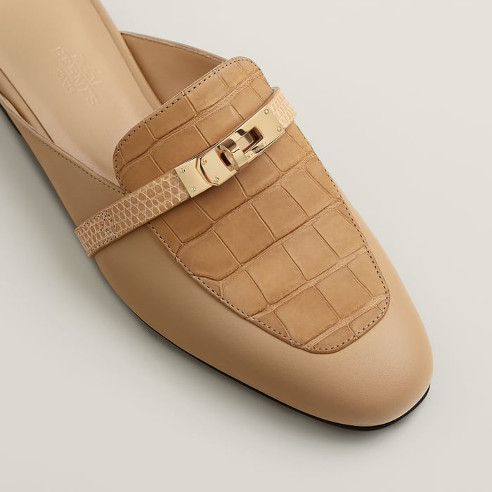 Beige Natura Oz Mule