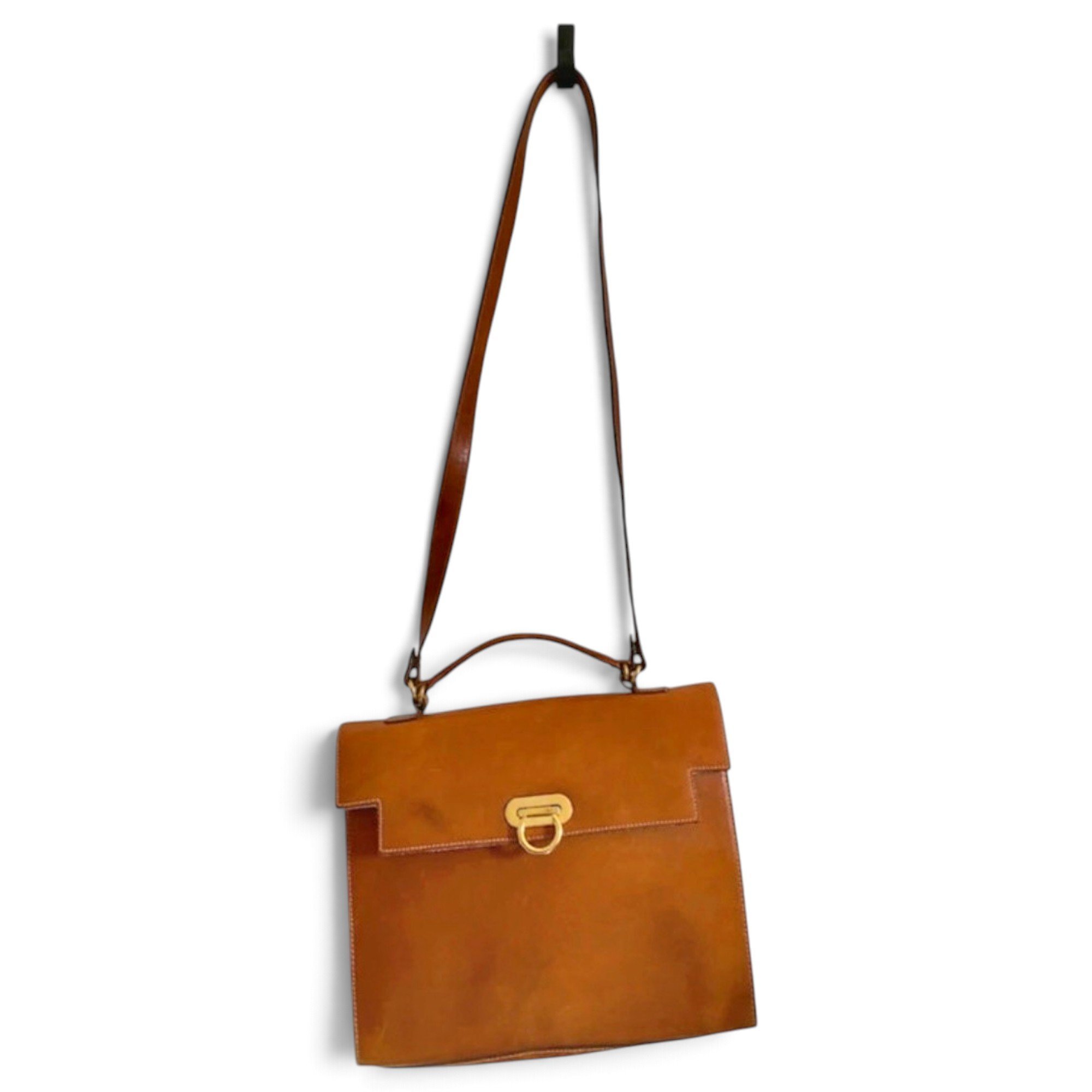 Vegan leather clutch bag