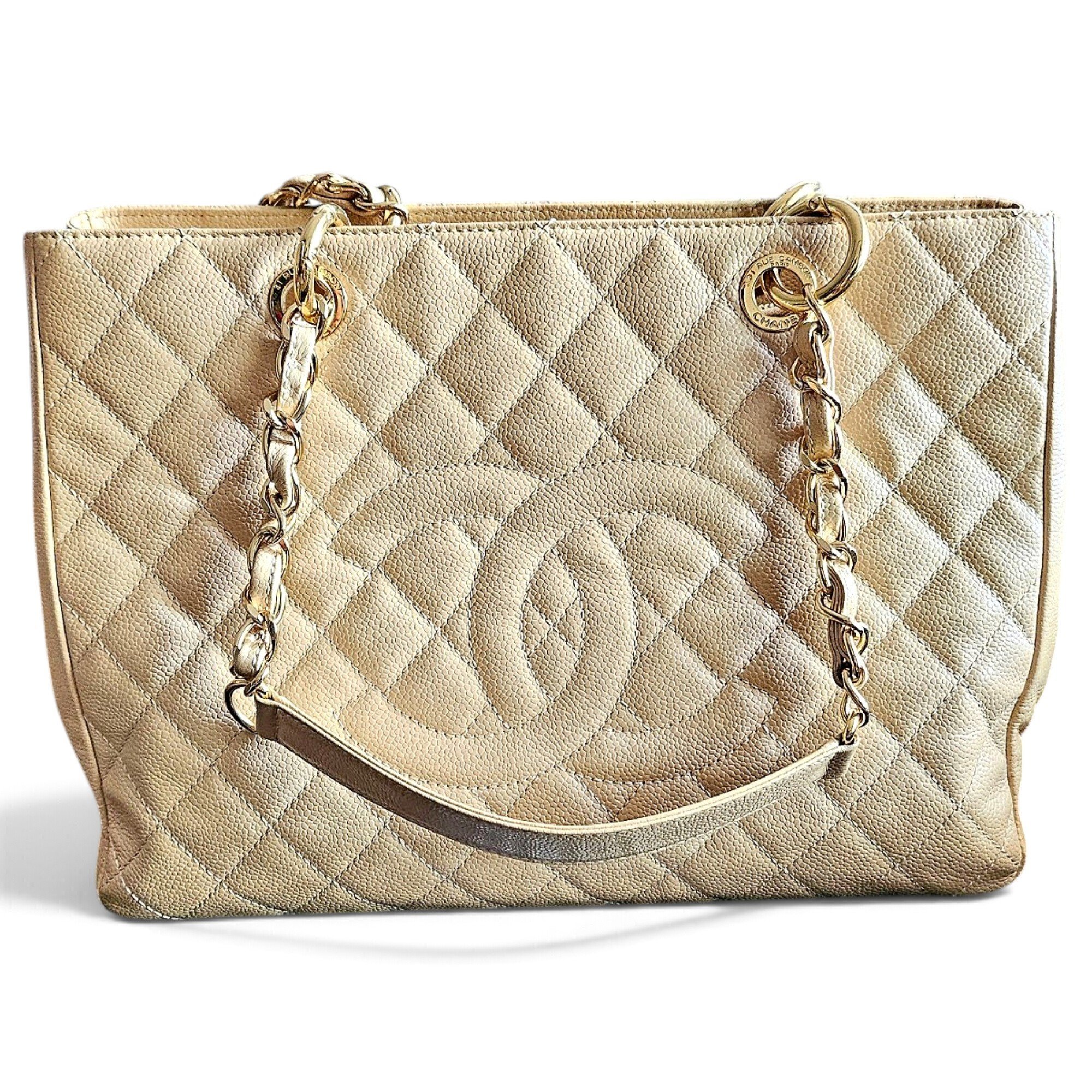 Grand shopping leather tote
