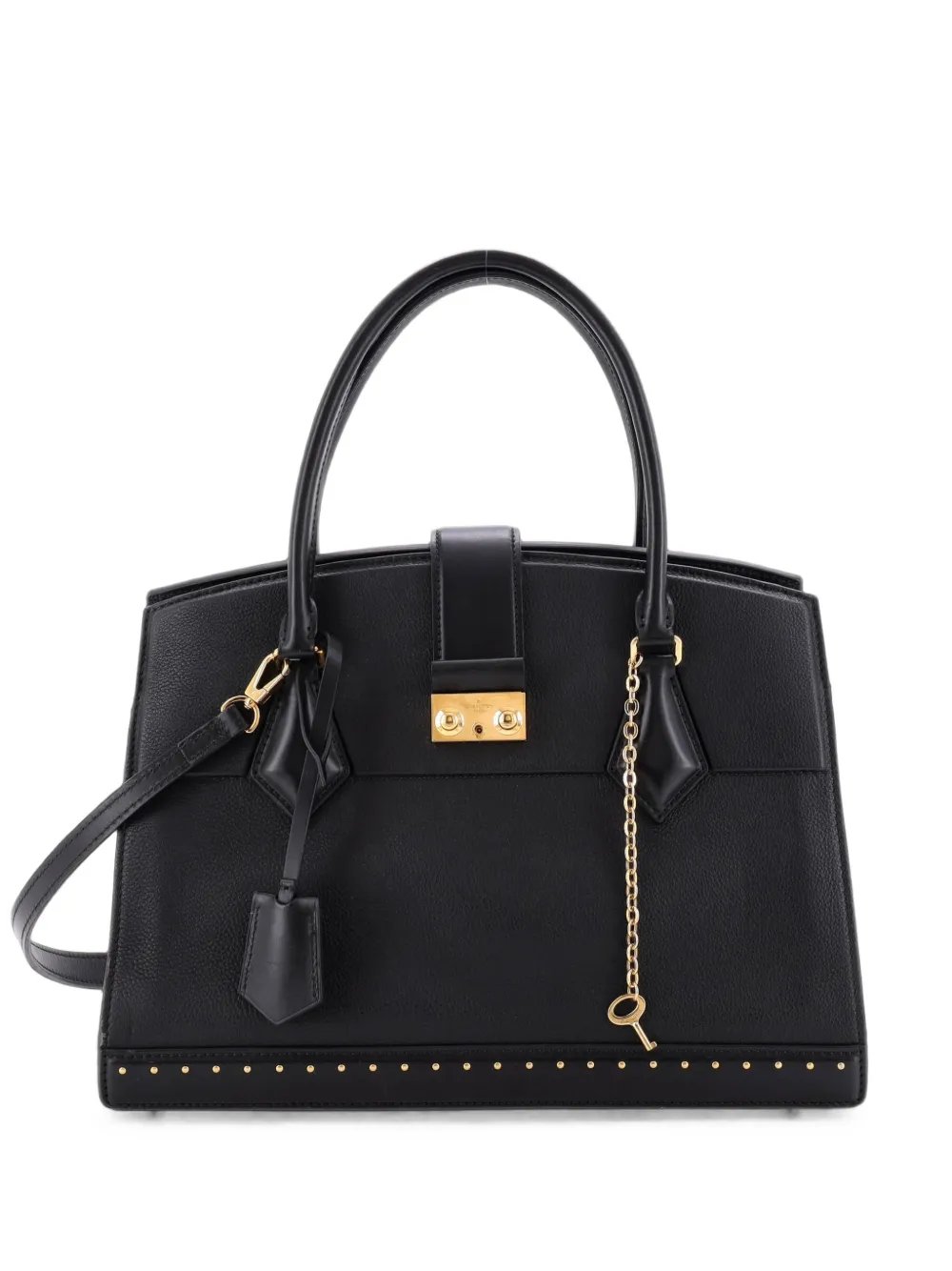 Cour Marly Handbag Leather with Studded Detail MM shoulder bag