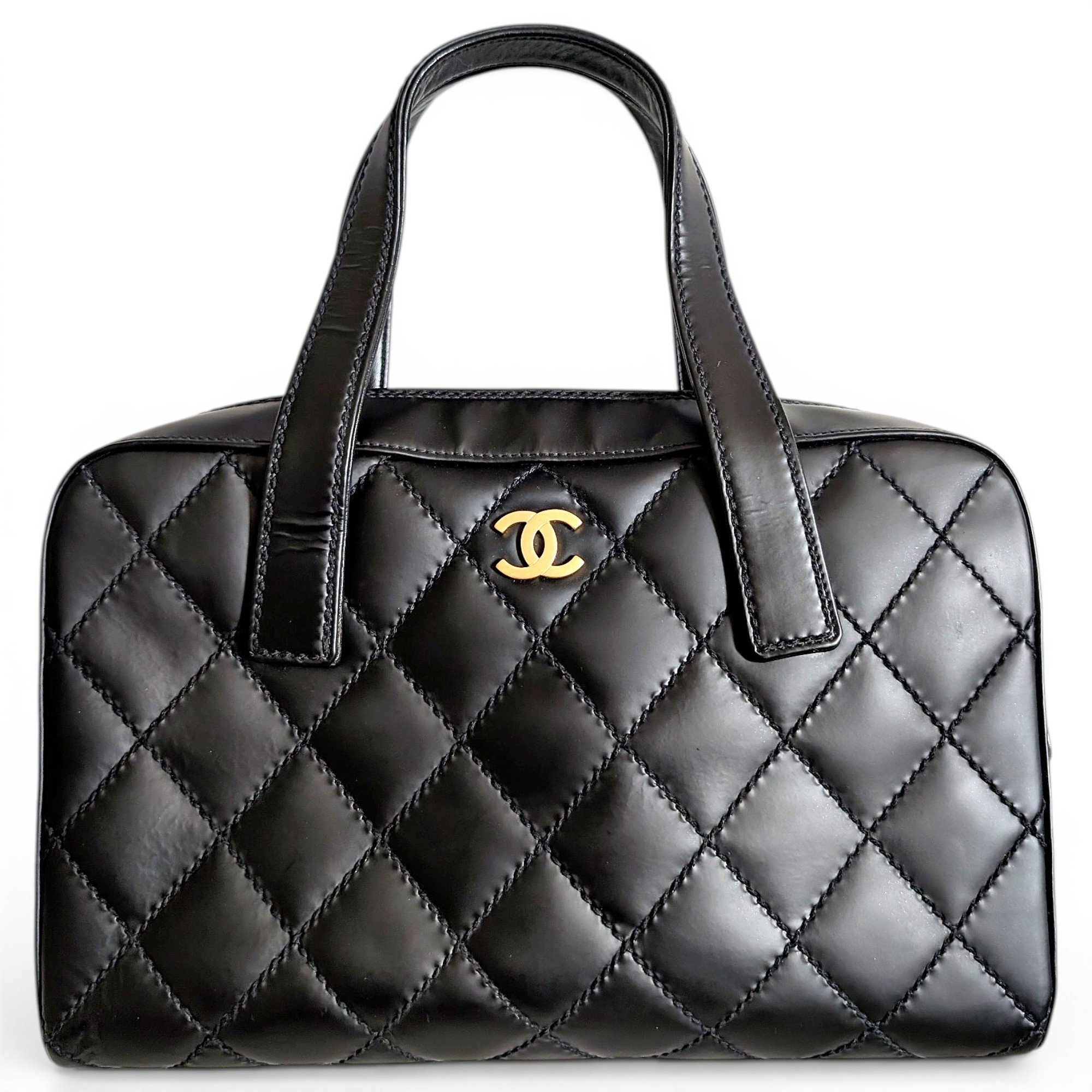 Bowling Bag leather handbag