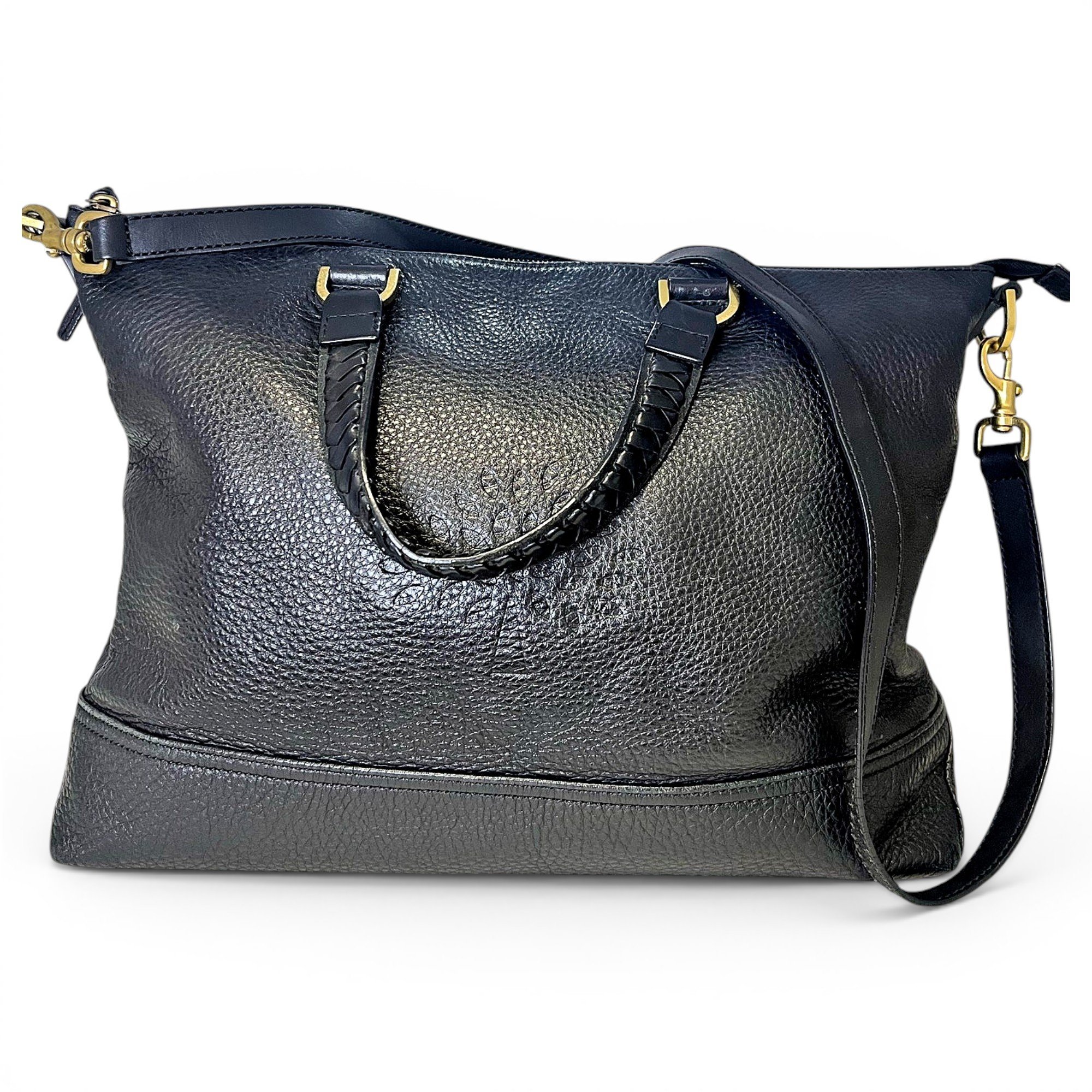 Leather tote