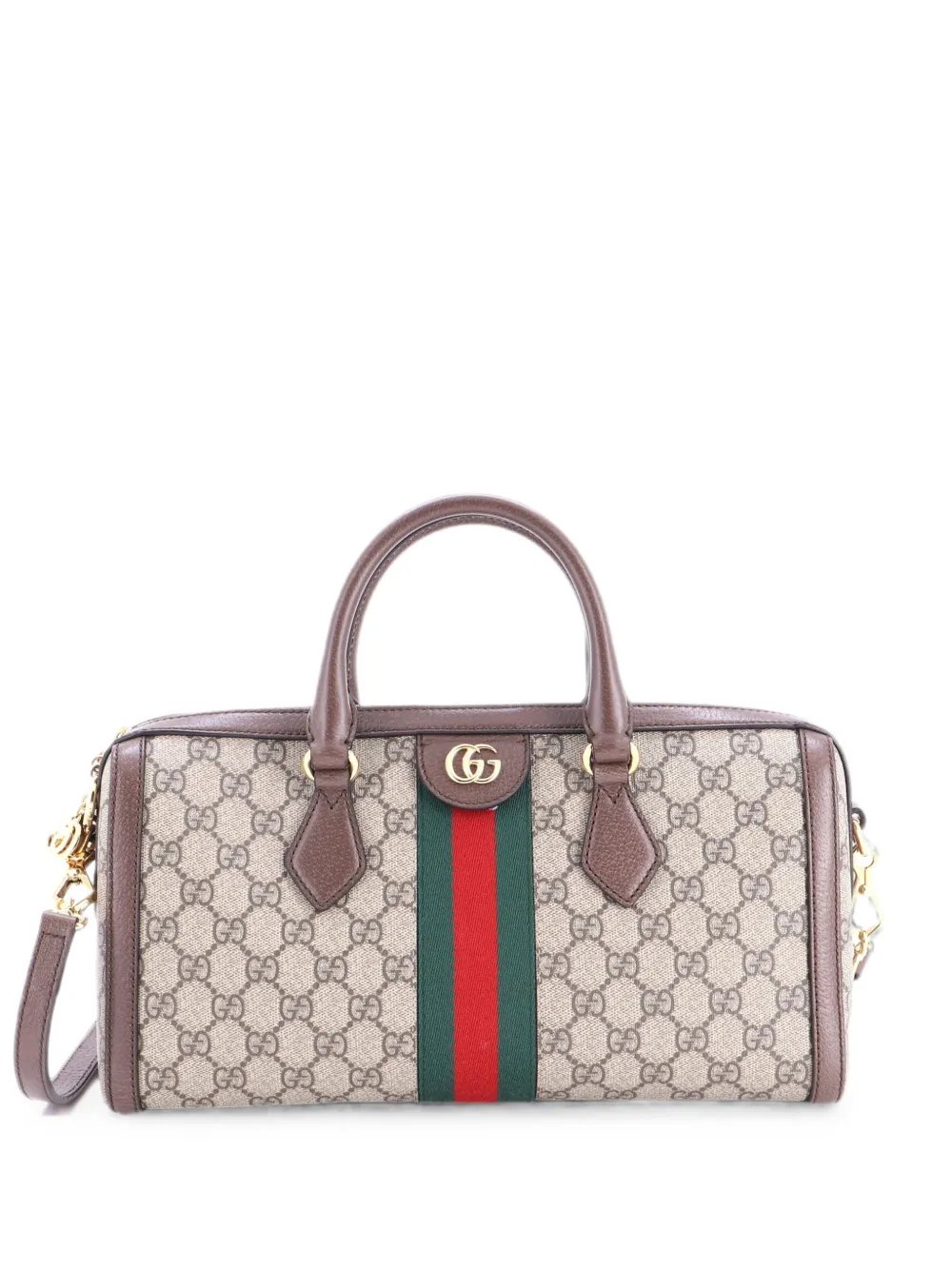 Gucci Ophidia Boston Bag GG Coated Canvas Medium satchel