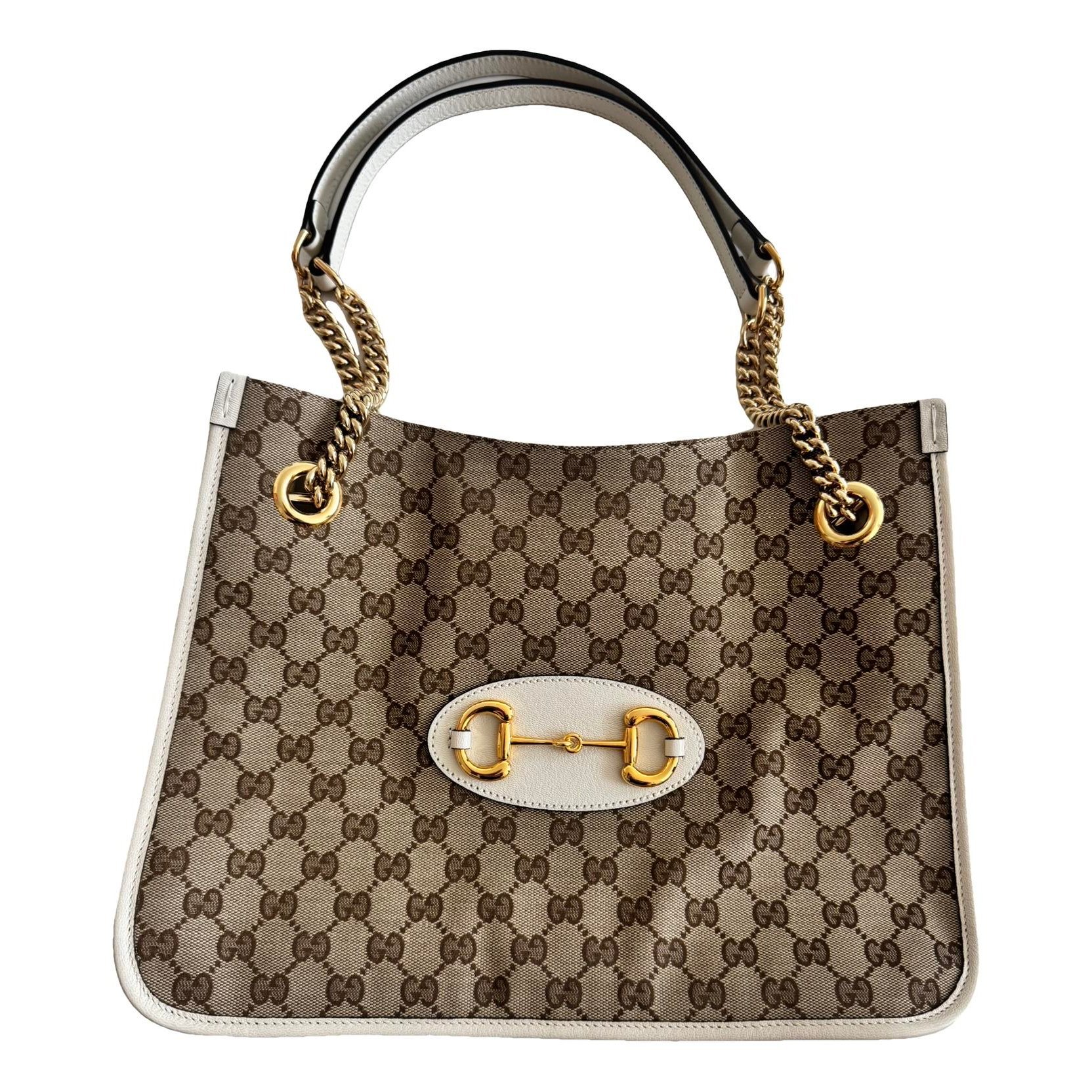 Horsebit 1955 Chain leather tote