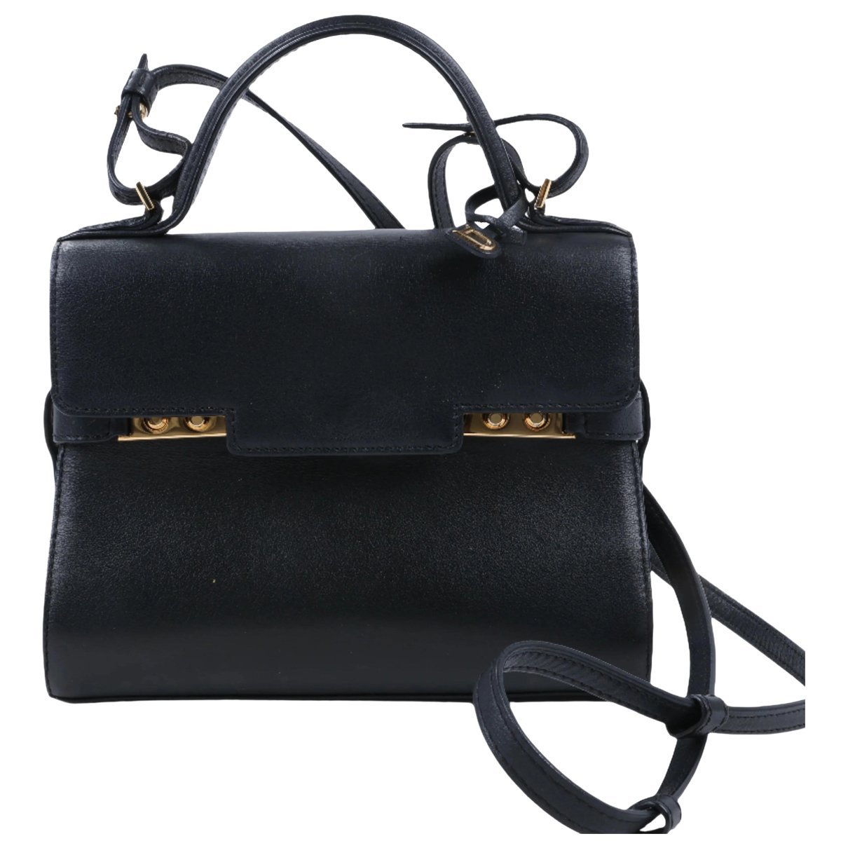 Tempête leather crossbody bag