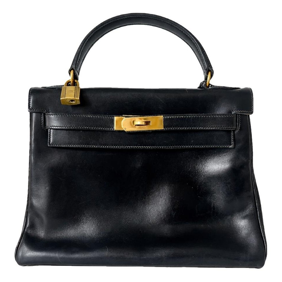 Kelly 28 leather handbag