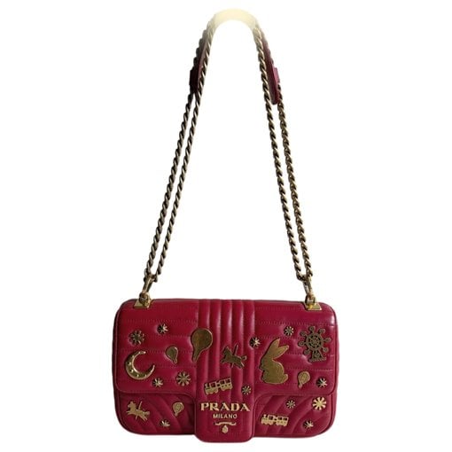 Diagramme leather handbag