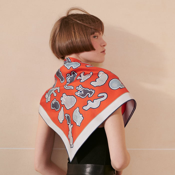 Caracteristick Double Face Scarf 90