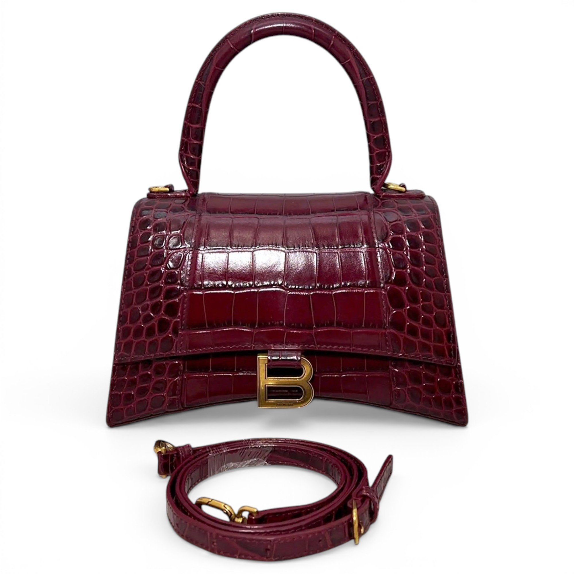 Balenciaga Hourglass leather crossbody bag