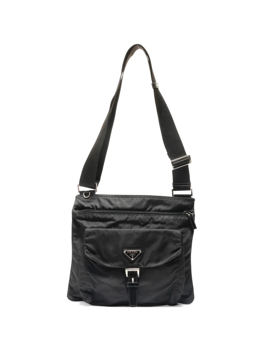 2010-2015 Triangle Logo Plate shoulder bag