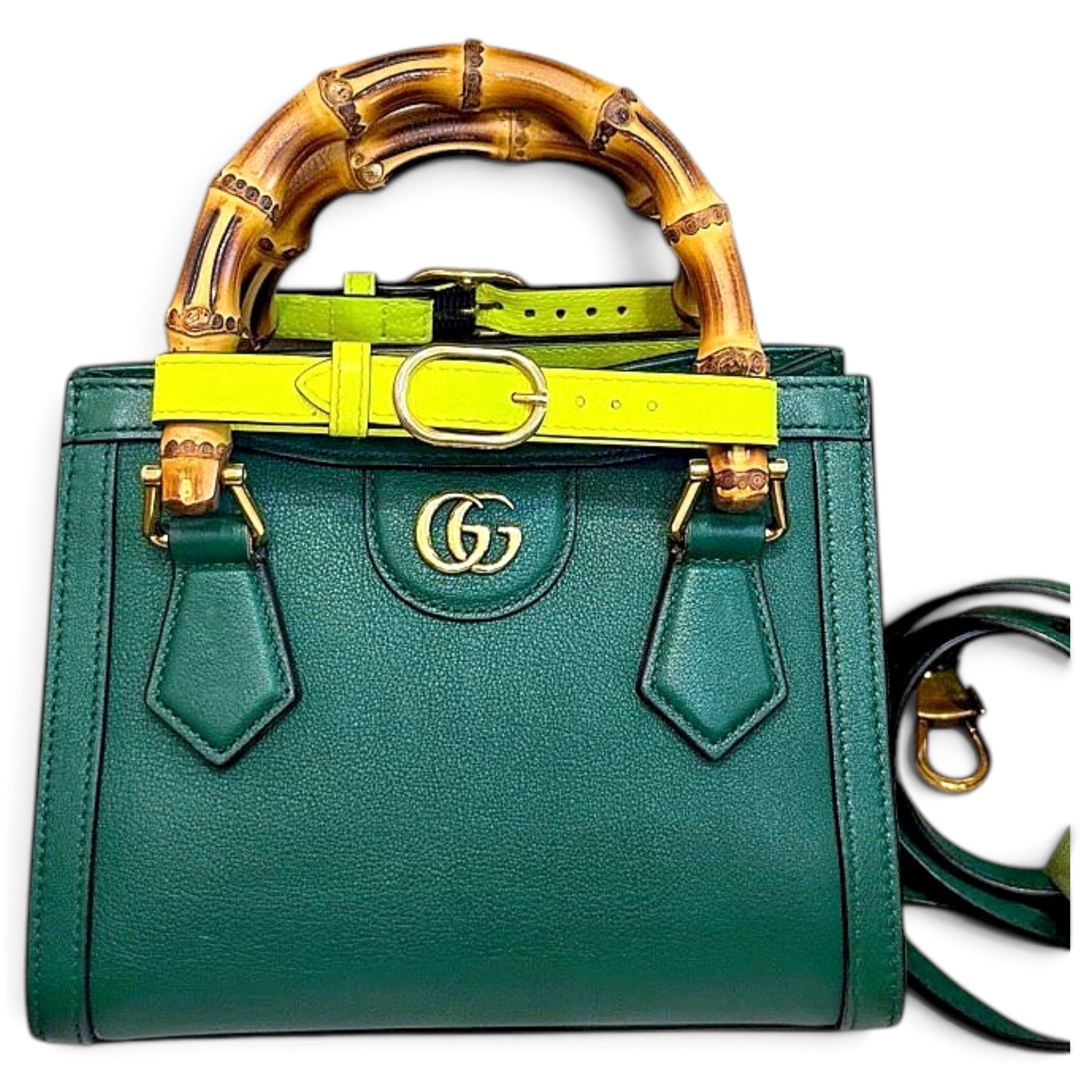 Diana Bamboo leather tote
