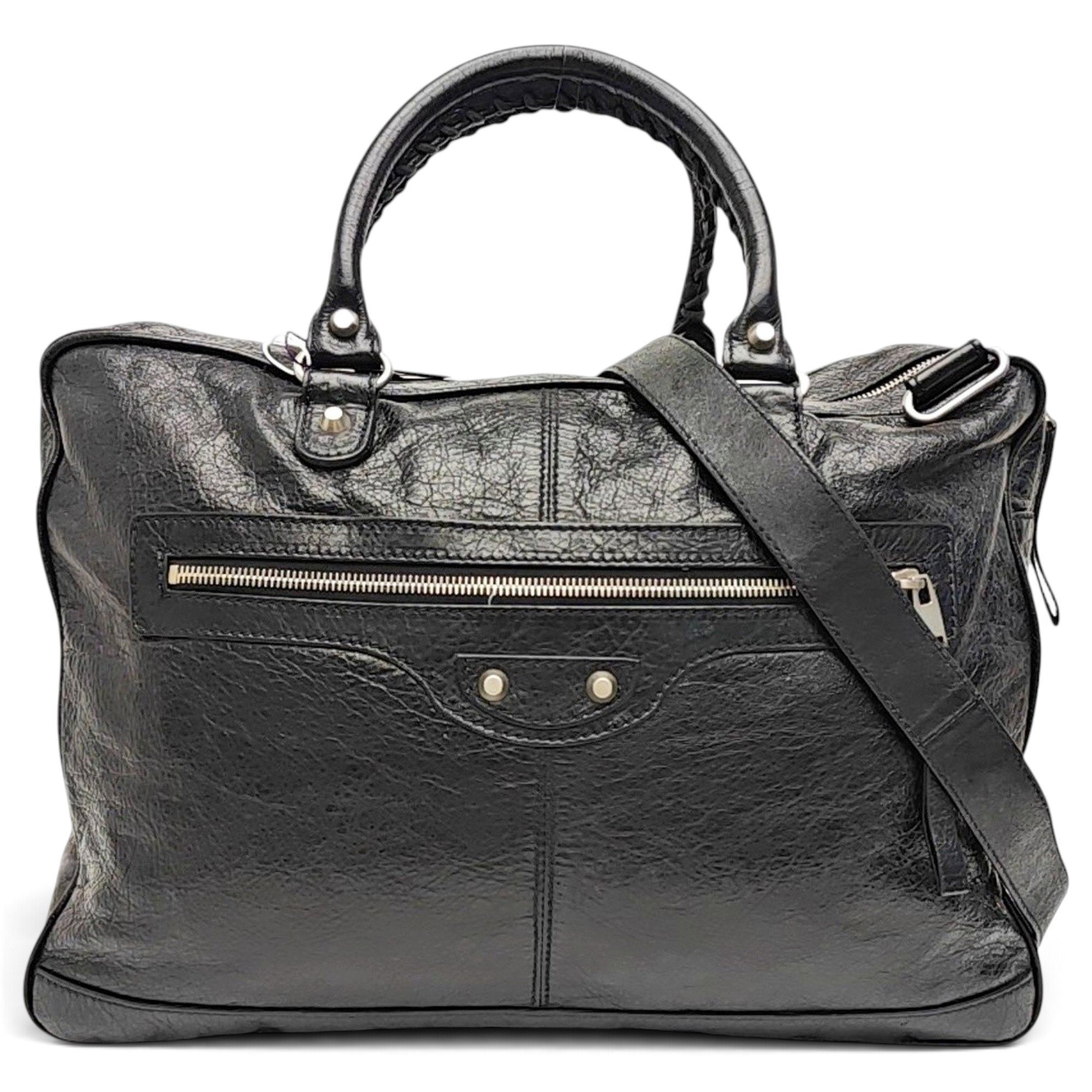 Leather handbag