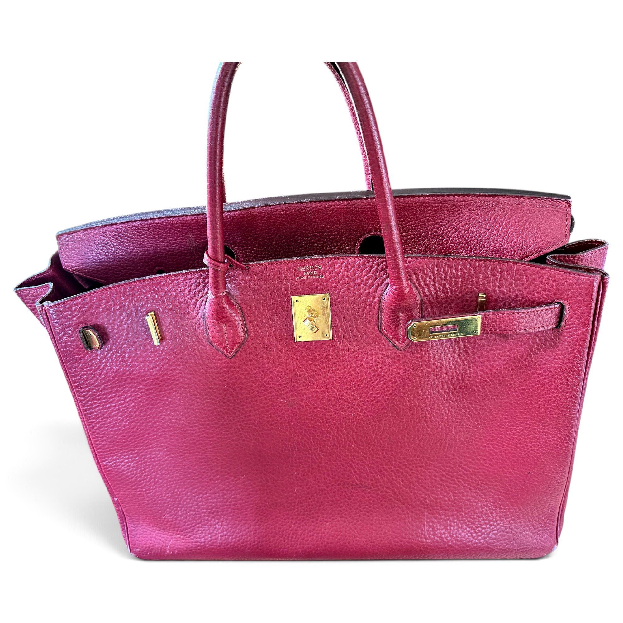 Birkin 40 leather handbag