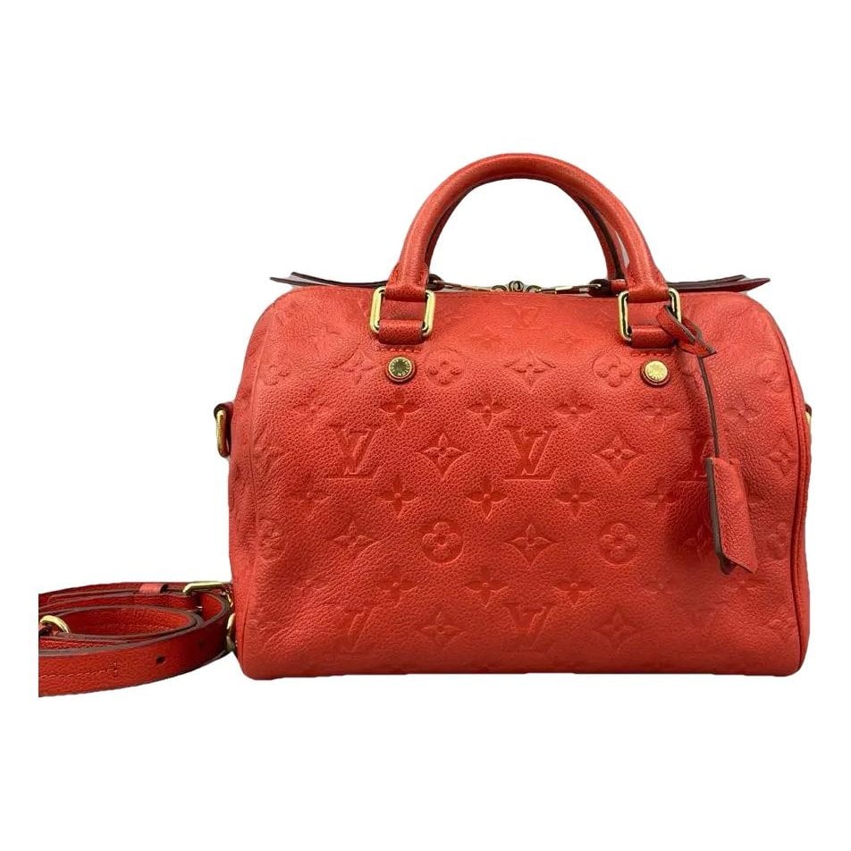 Speedy leather crossbody bag