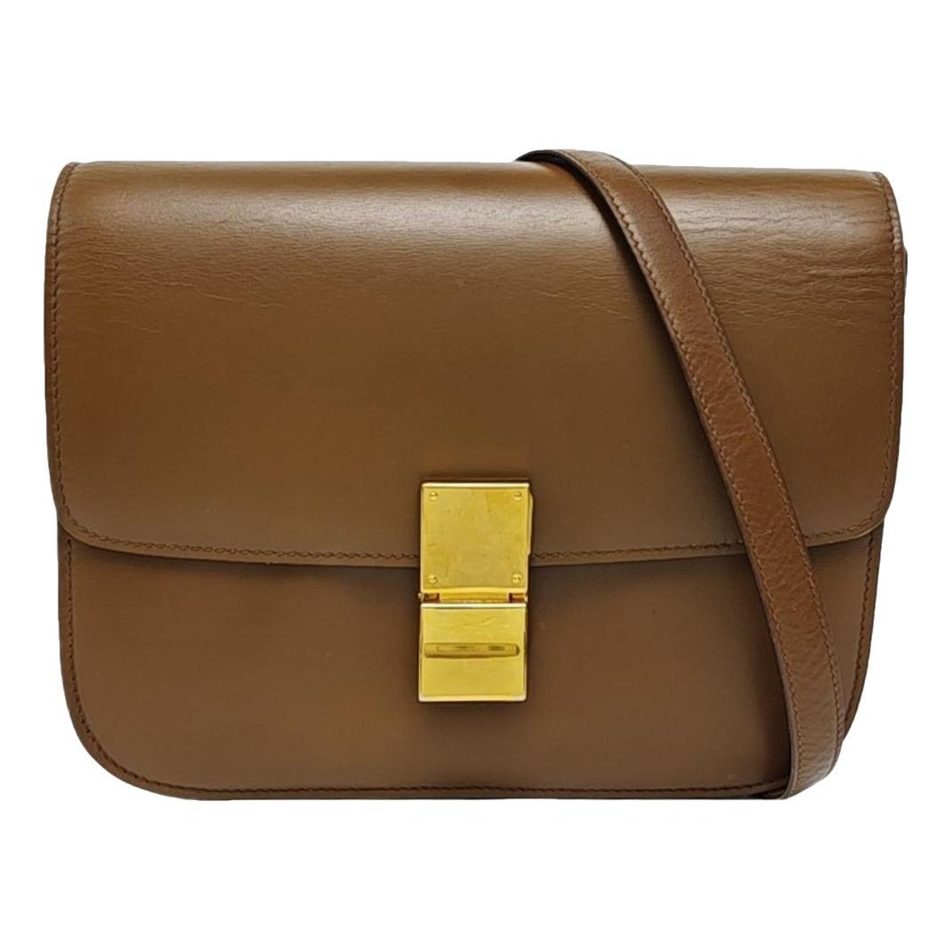 Classic leather crossbody bag