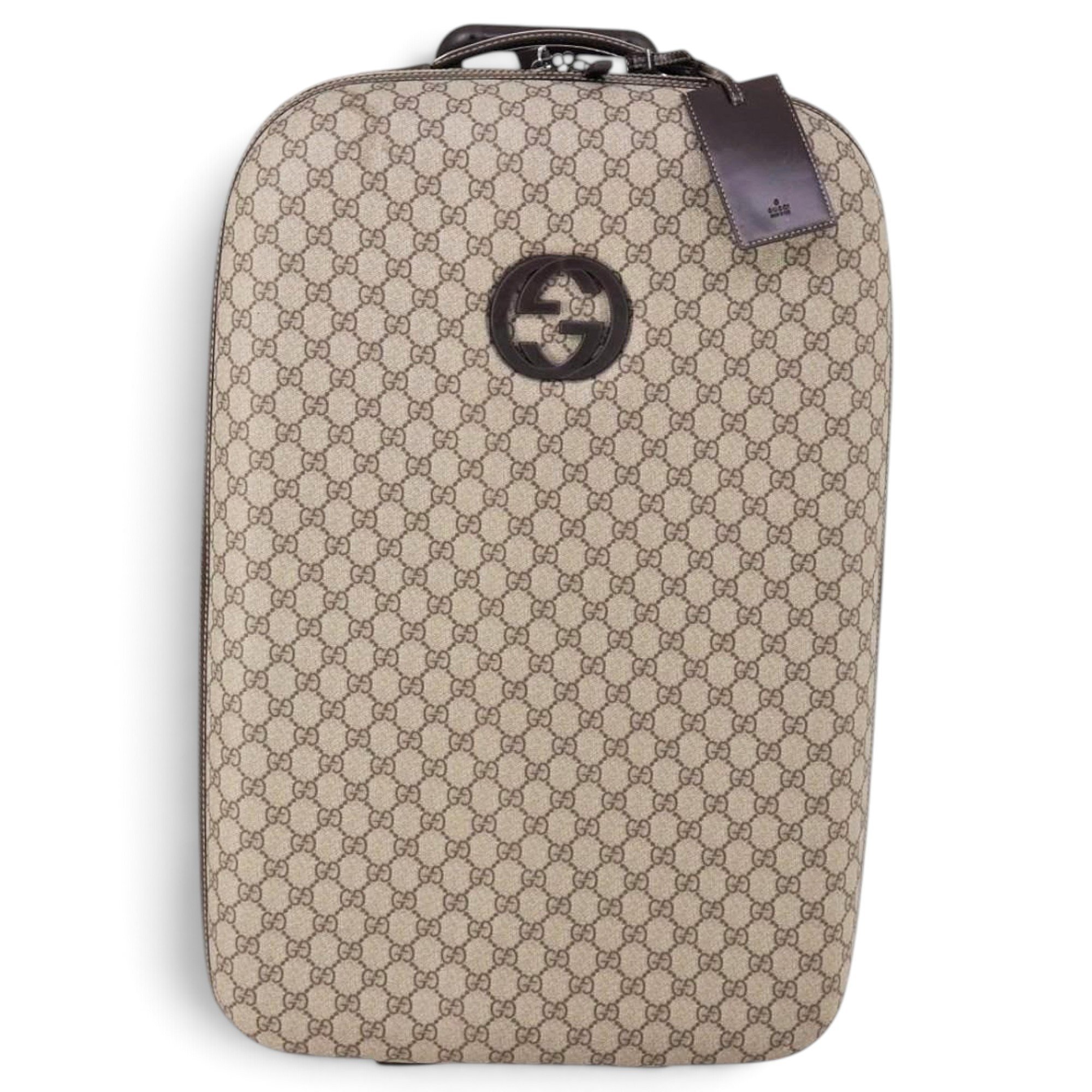 Leather travel bag