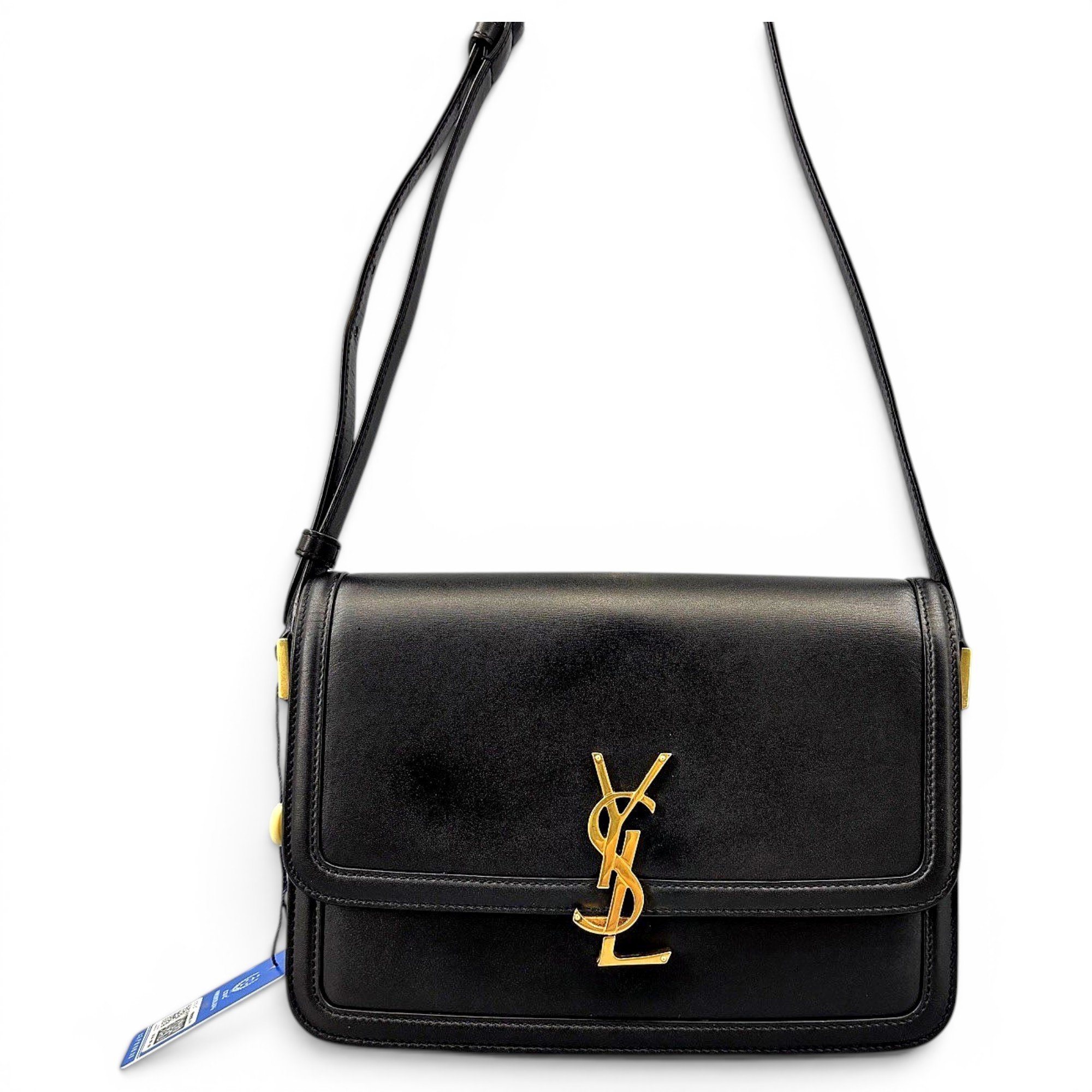 Solférino leather handbag