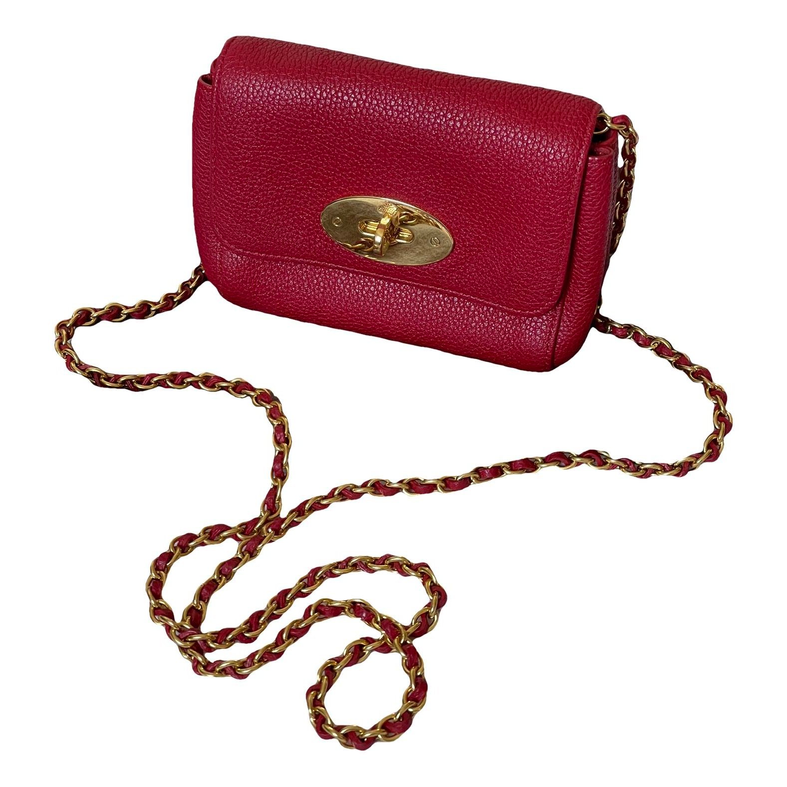 Mulberry Lily leather crossbody bag