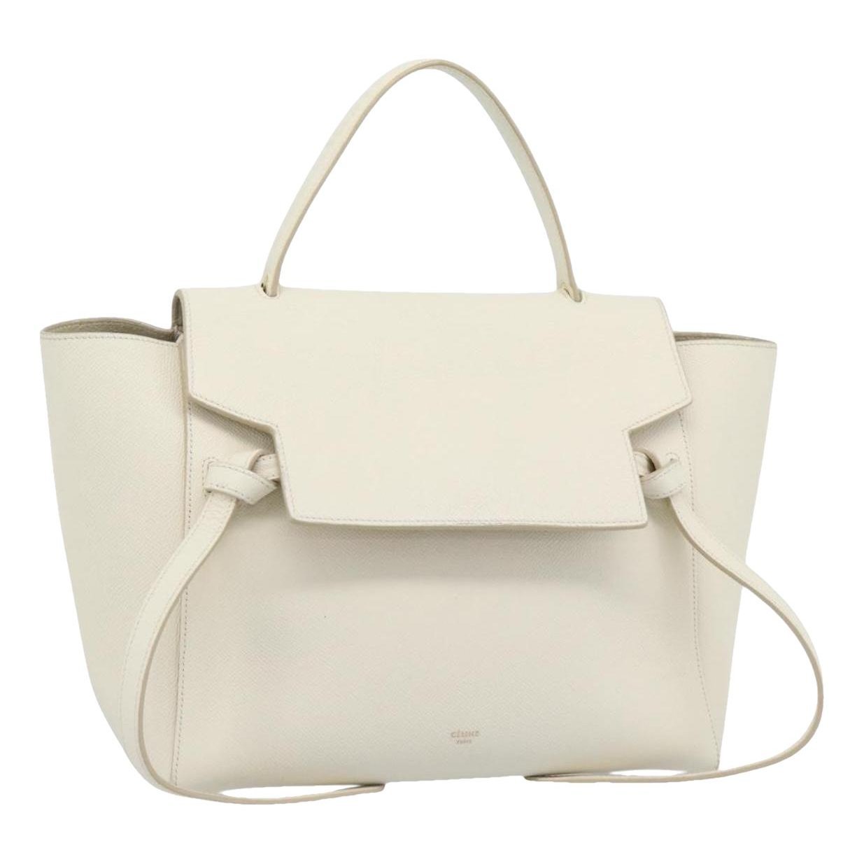 Belt leather handbag