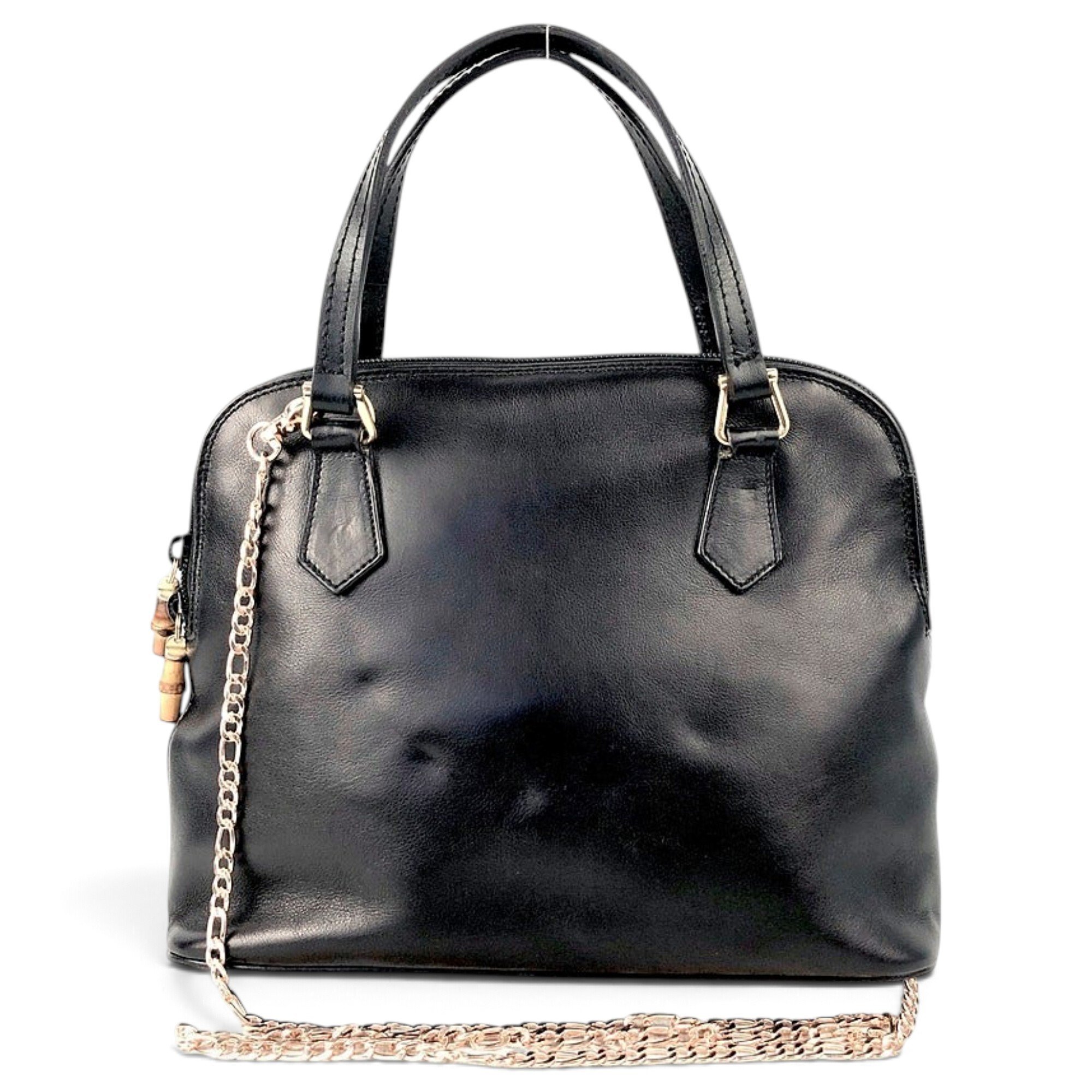 Leather handbag