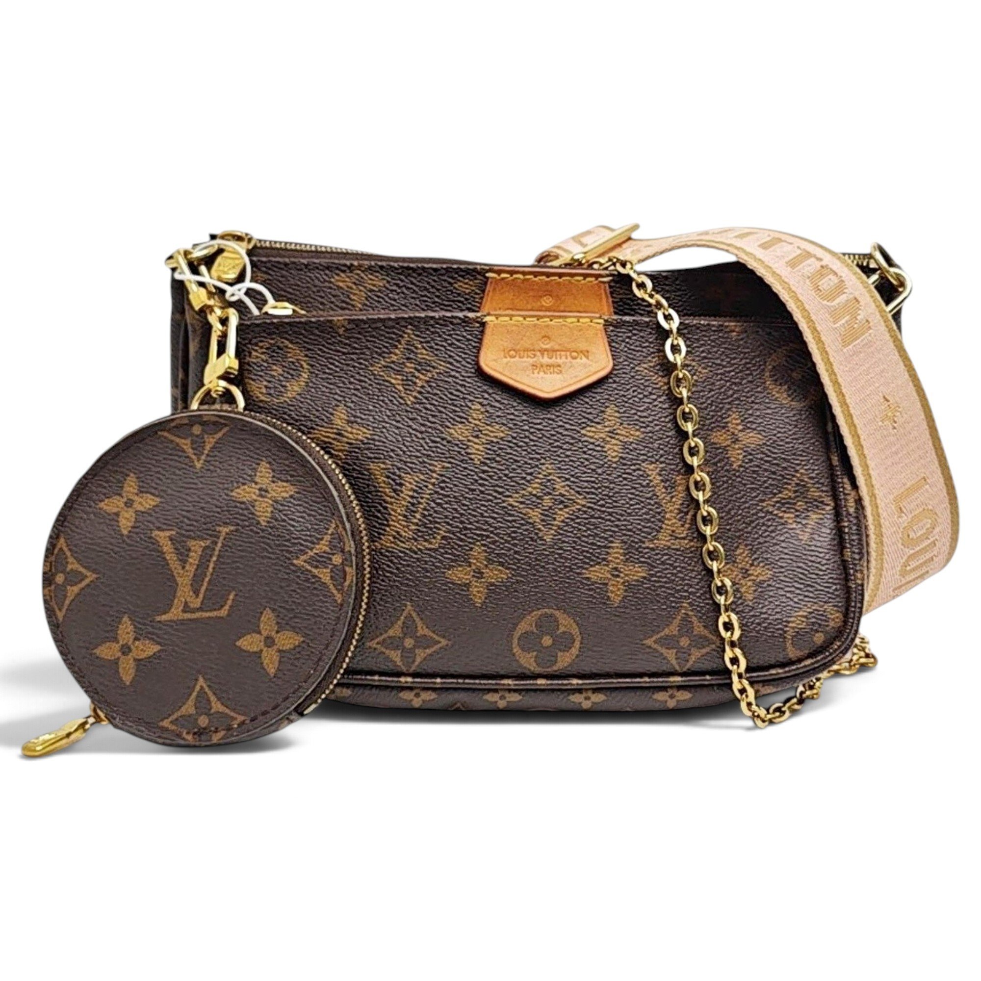 Maxi Multi Pochette Accessoires leather handbag