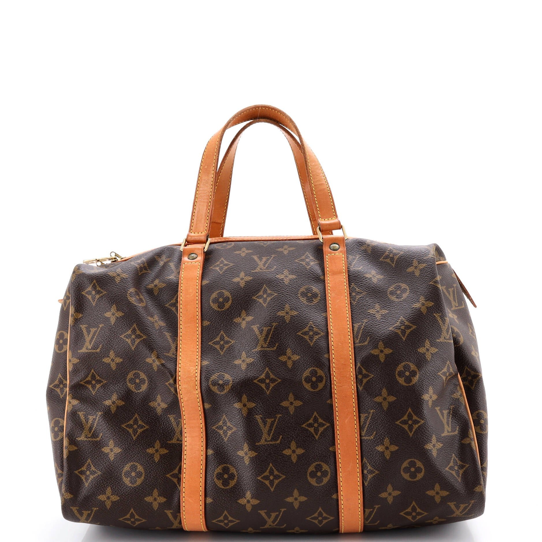 Louis Vuitton Sac Souple Handbag Monogram Canvas 35