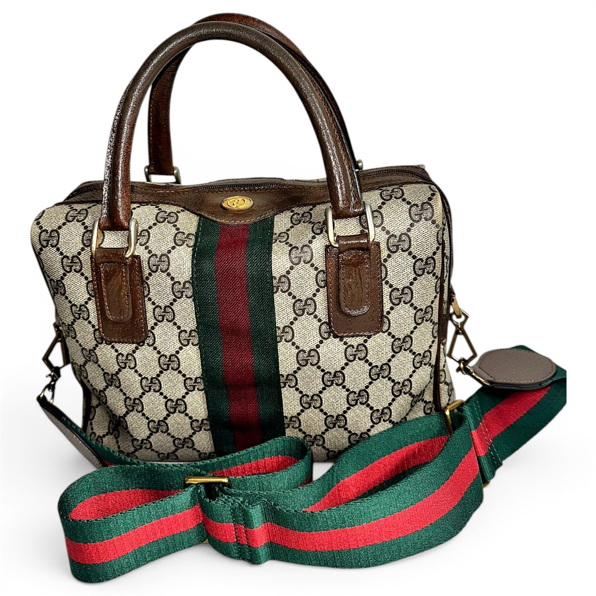Vinyl handbag