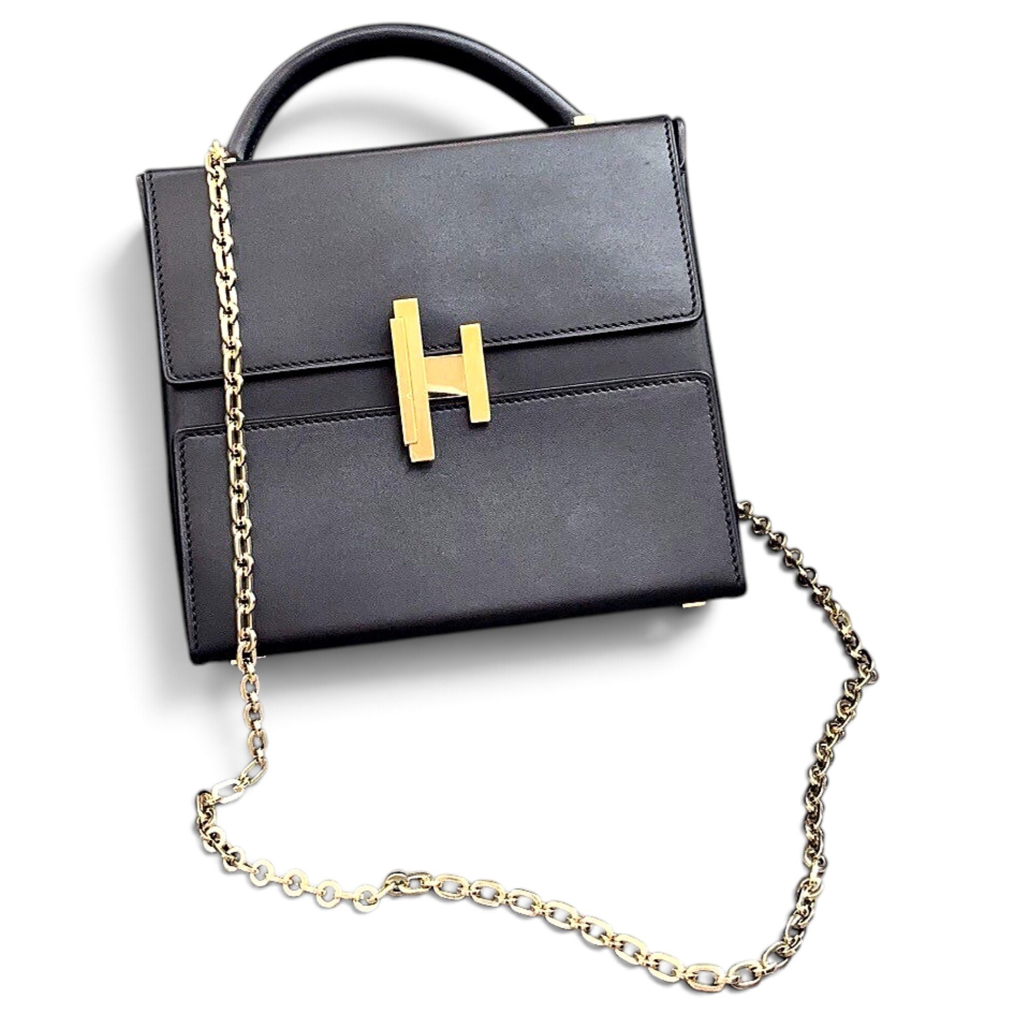 Cinhetic leather handbag