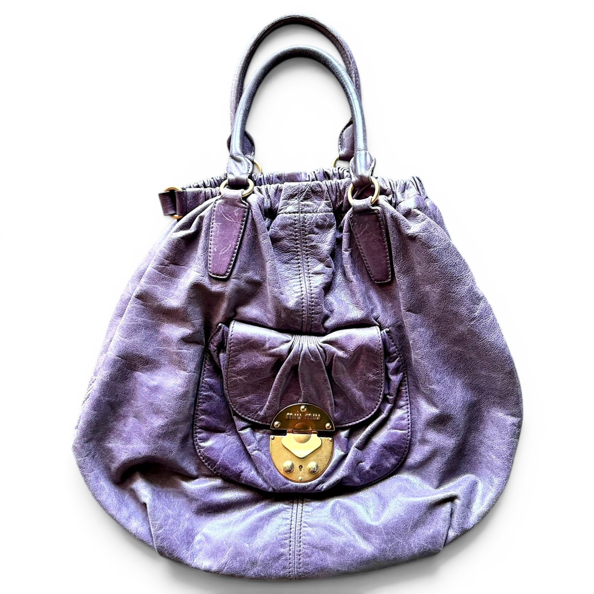 Leather handbag