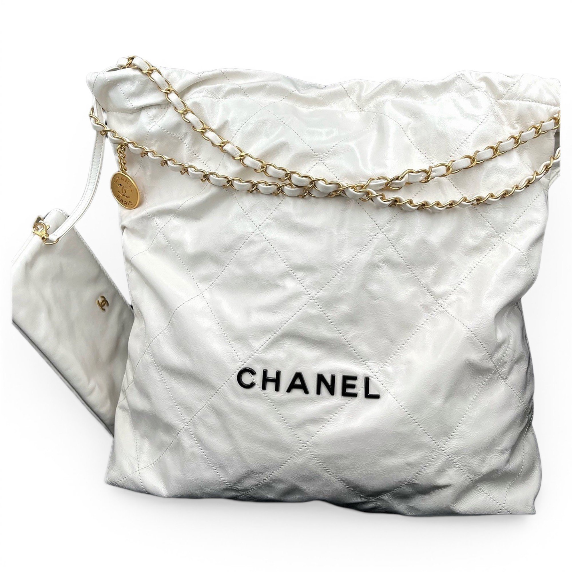Chanel 22 leather handbag