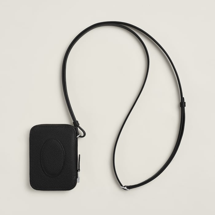 Noir Macaron Compact Wallet