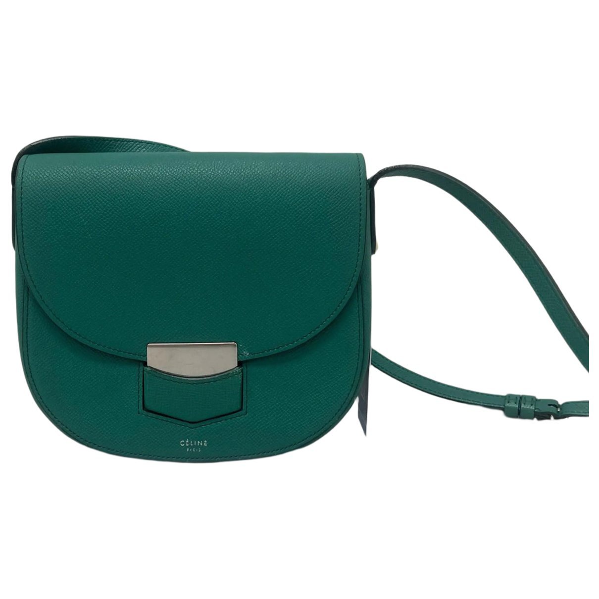 Trotteur leather handbag
