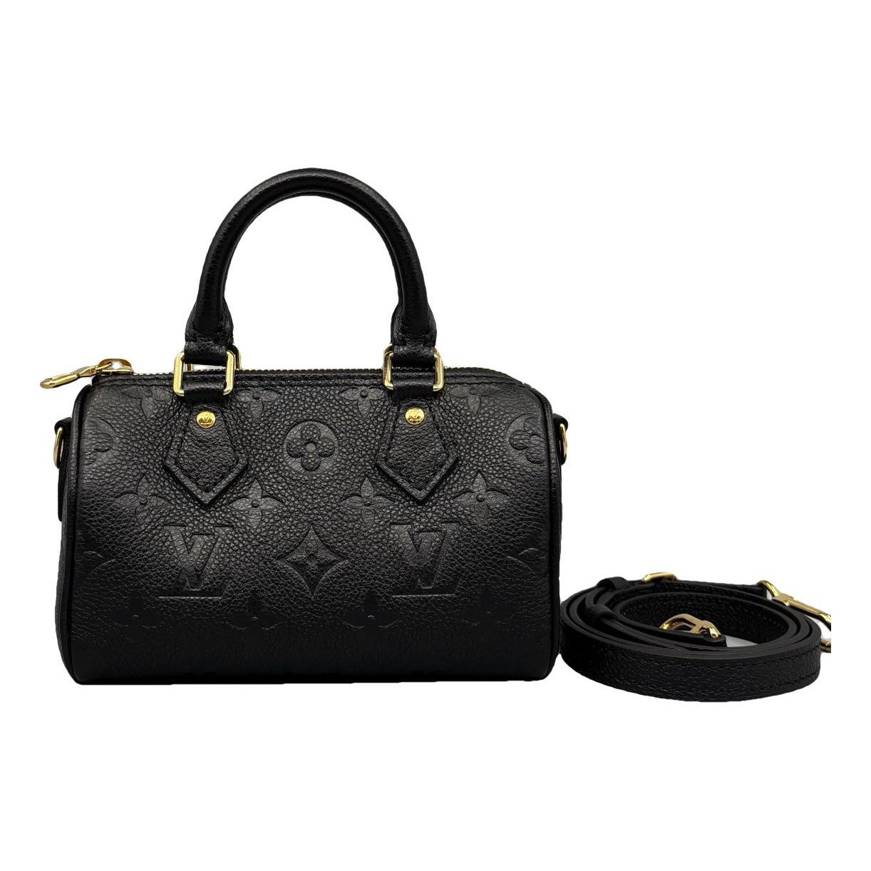 Nano Speedy / Mini HL leather handbag