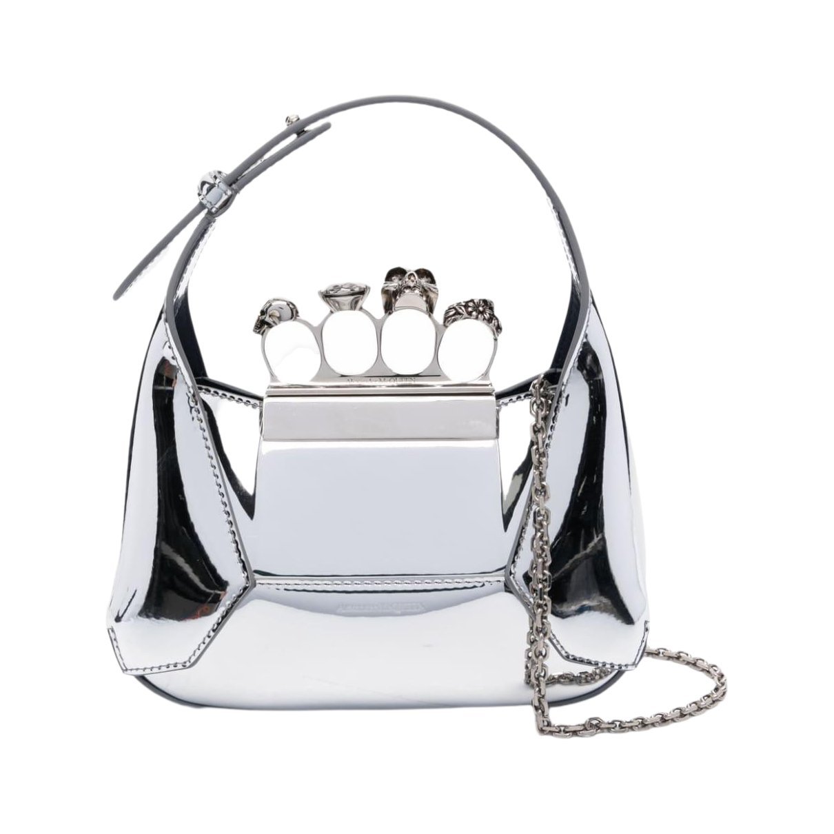 Patent leather crossbody bag