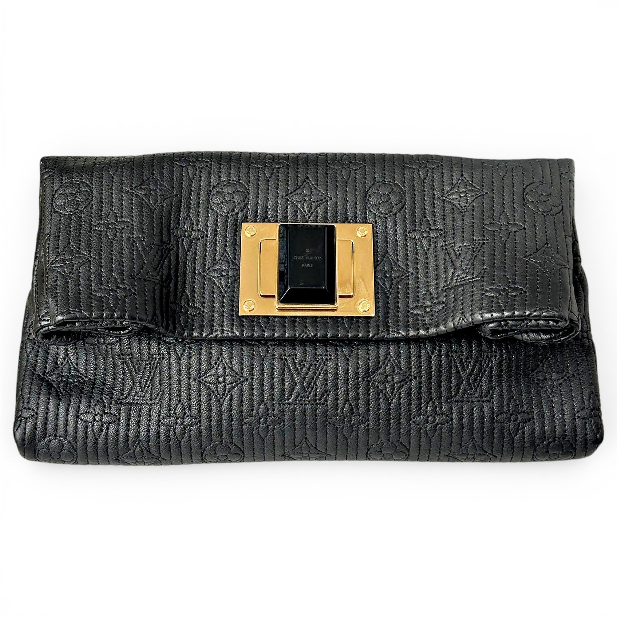 Altair leather clutch bag