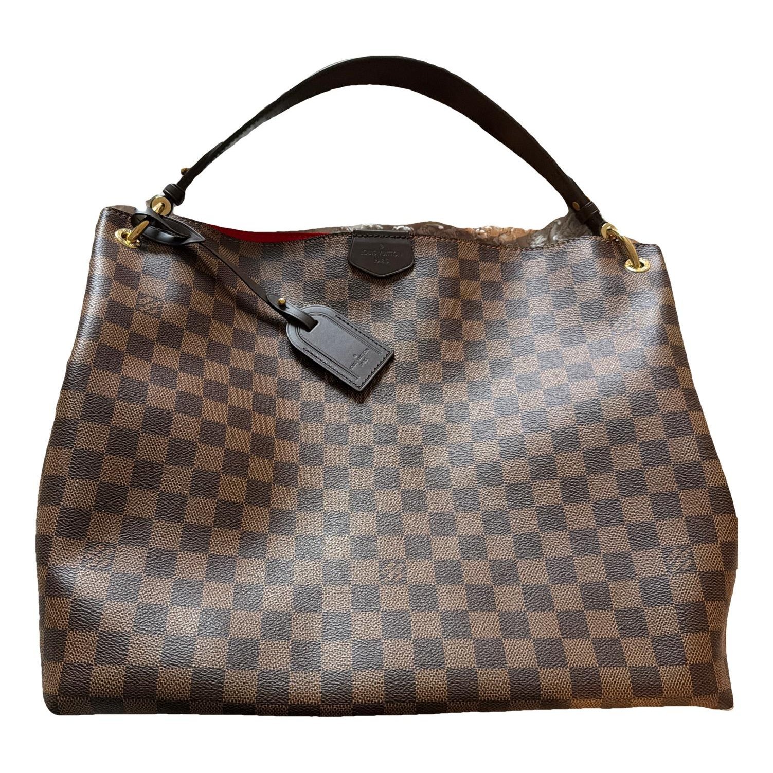Graceful leather handbag