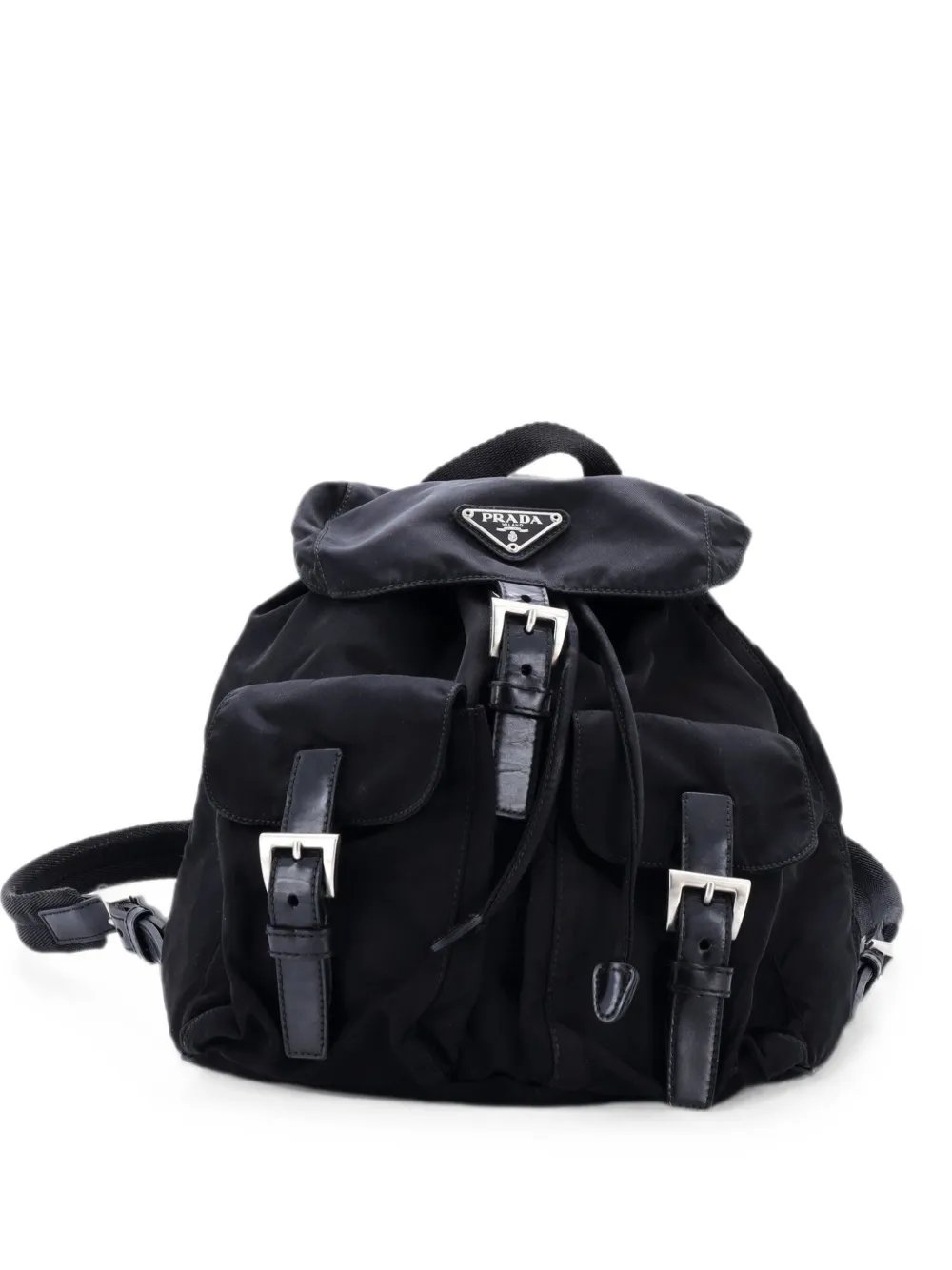 Double Front Pocket Tessuto Small backpack