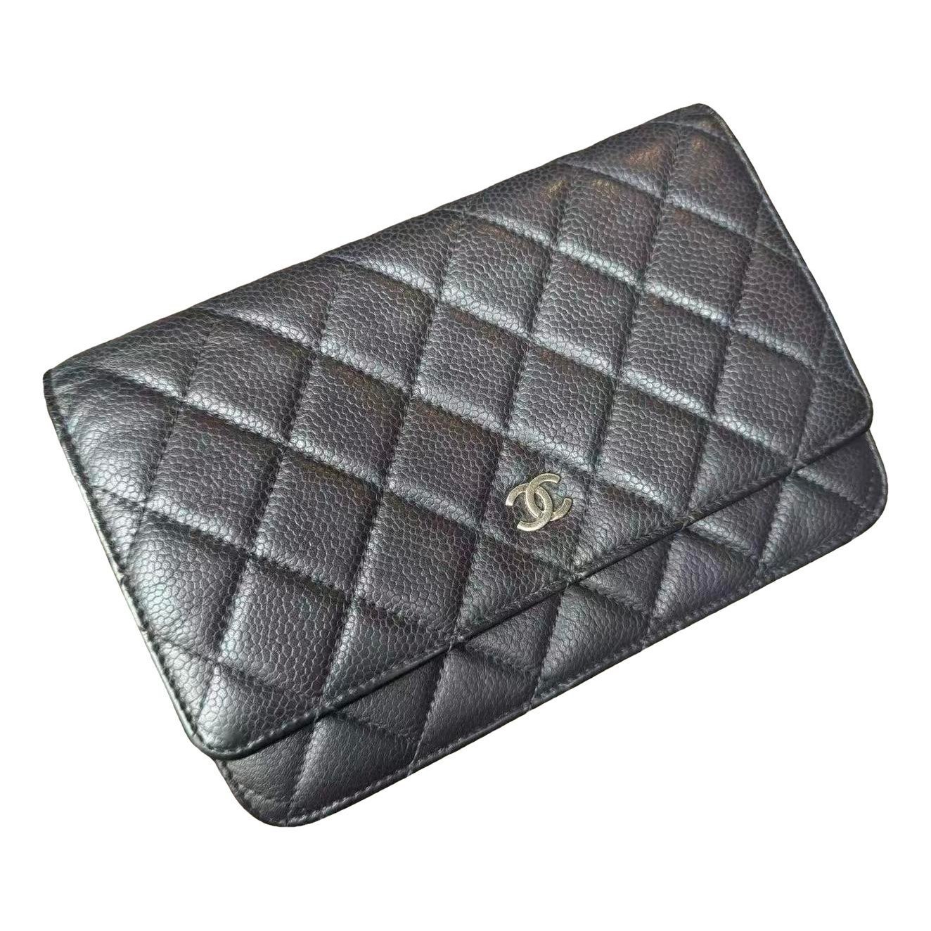 Wallet On Chain Timeless/Classique leather handbag