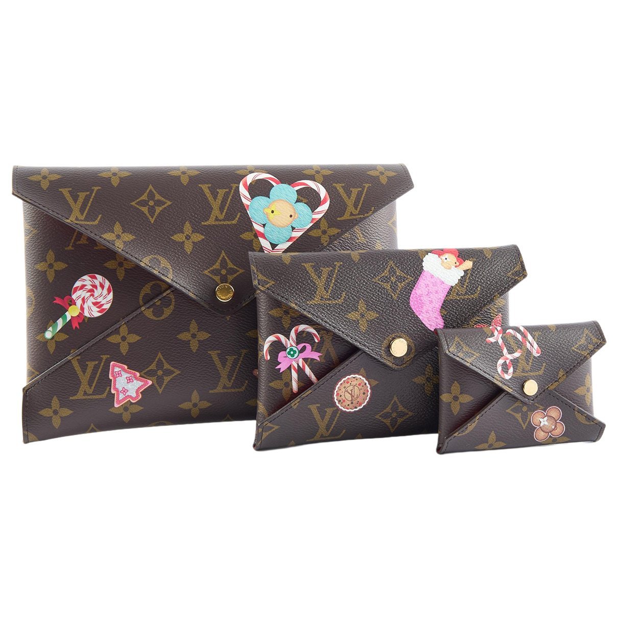 Kirigami cloth clutch bag