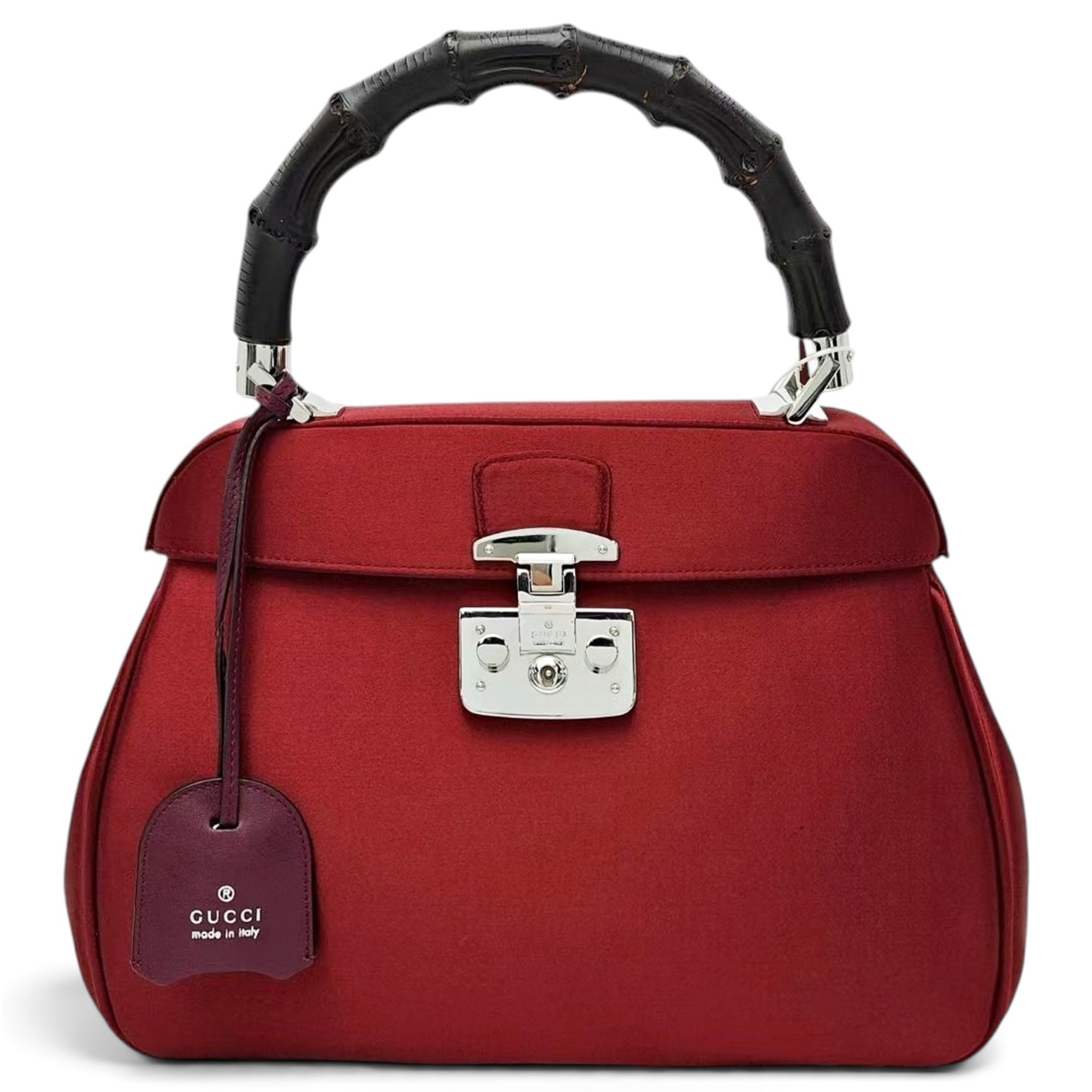 Lady Lock velvet tote